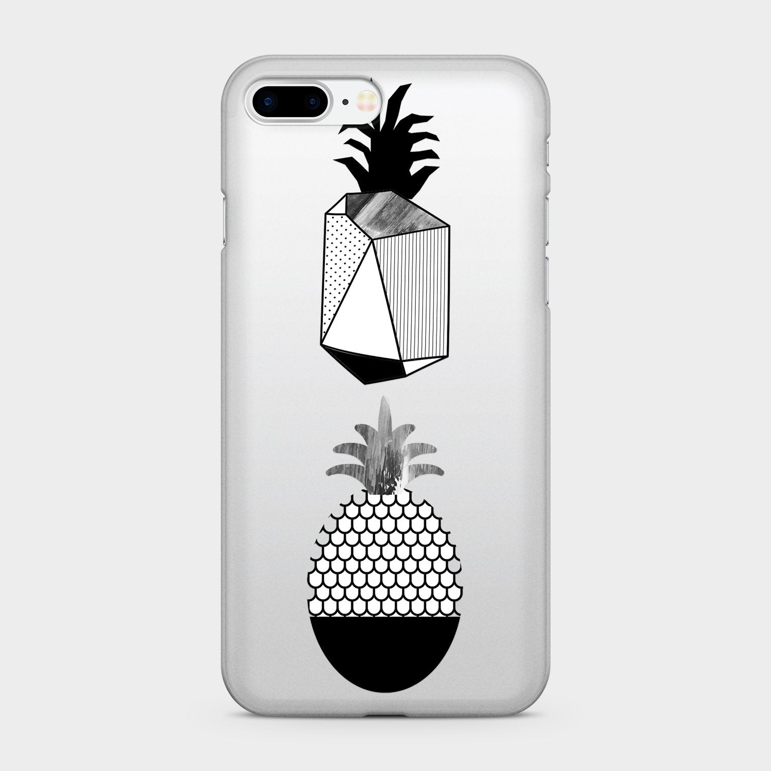 PINEAPPLES clear iPhone case (D18)