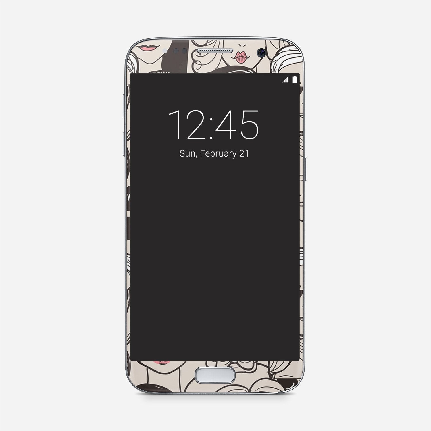 BEIGE PEOPLE Samsung vinyl skin