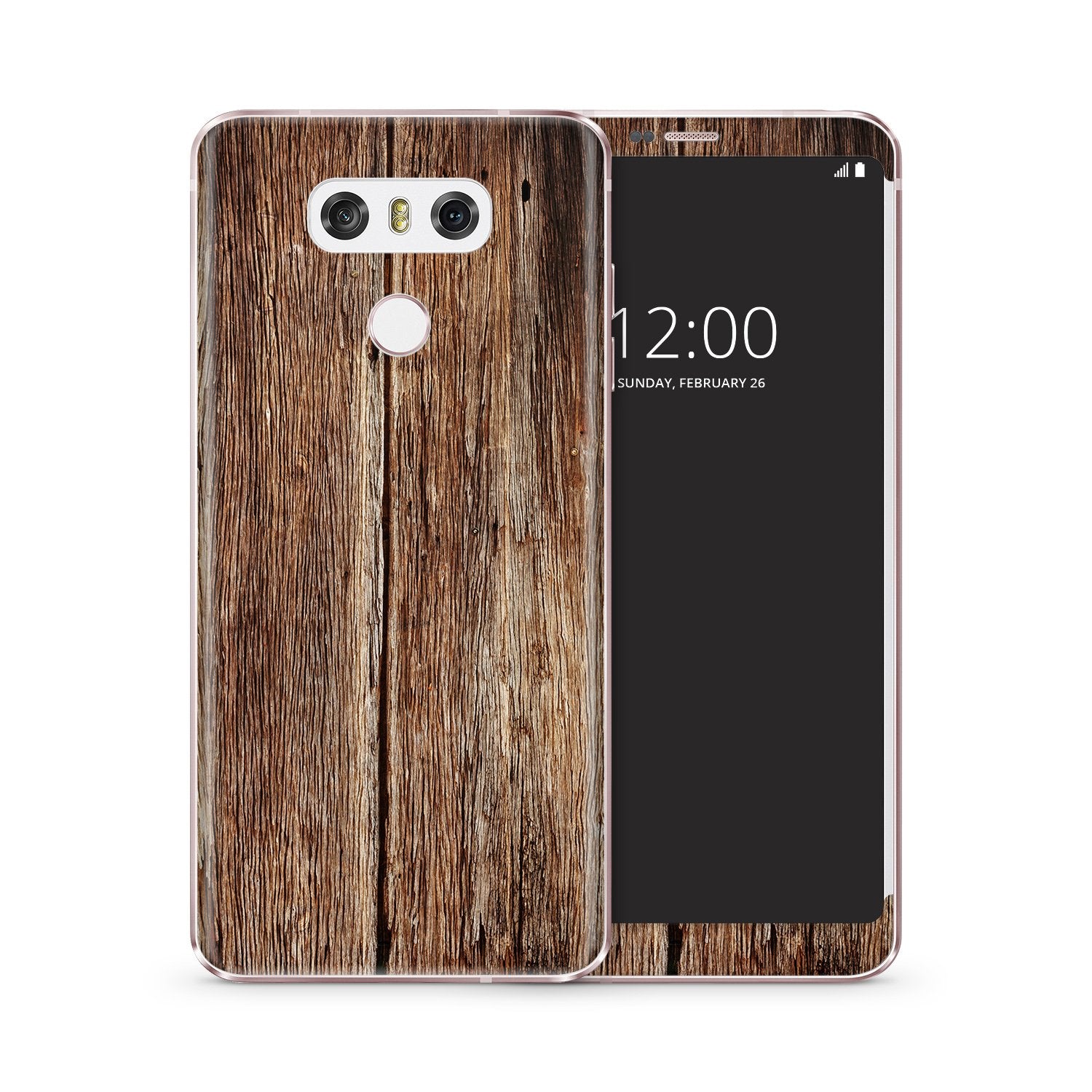 BROWN WOOD v2 LG vinyl skin