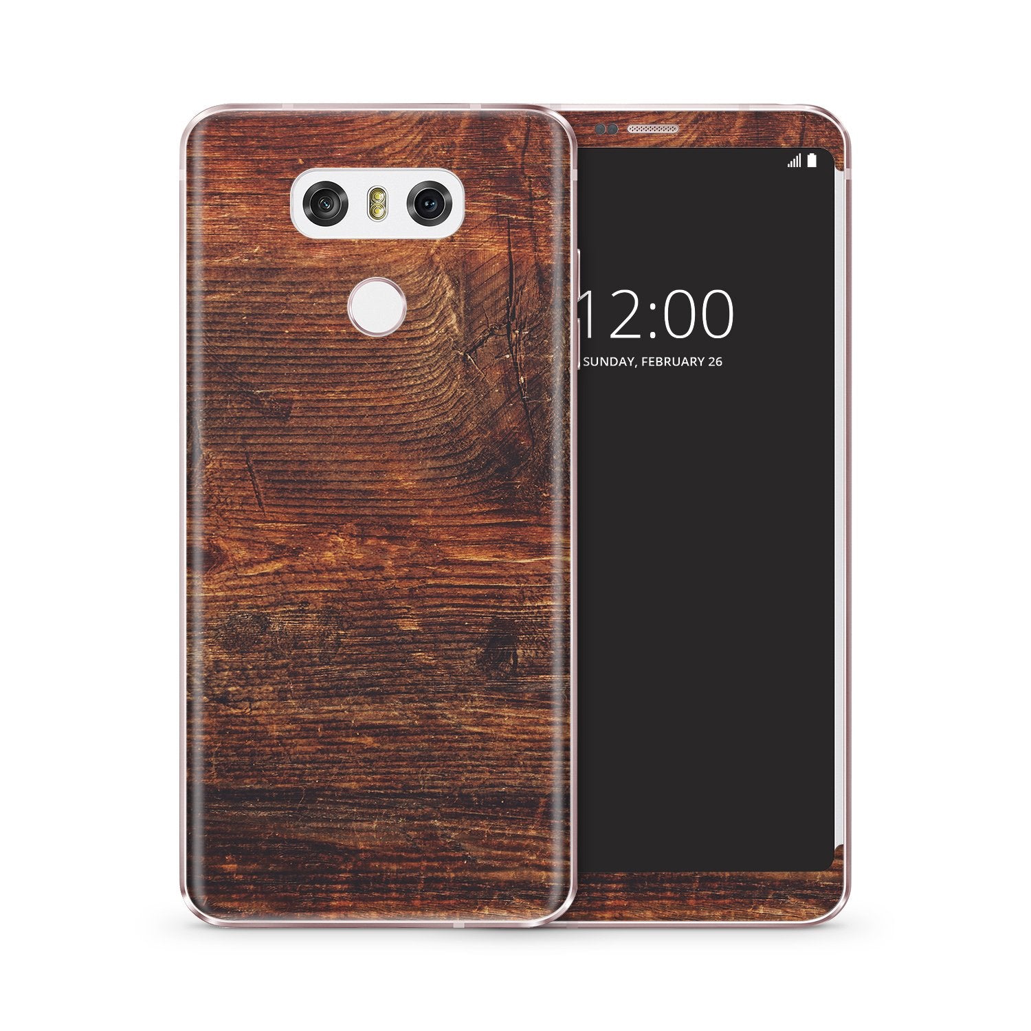 BROWN WOOD LG vinyl skin