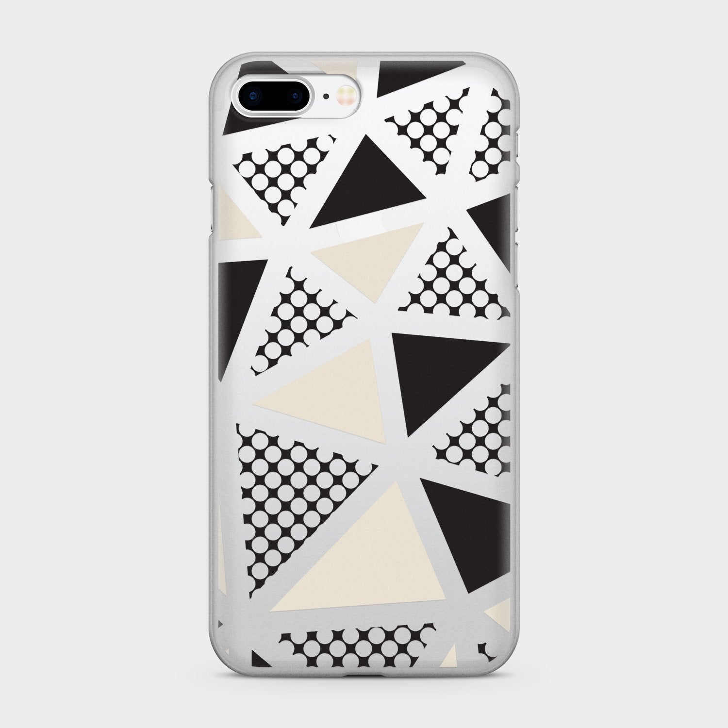 GEOMETRIC clear iPhone case (D41)