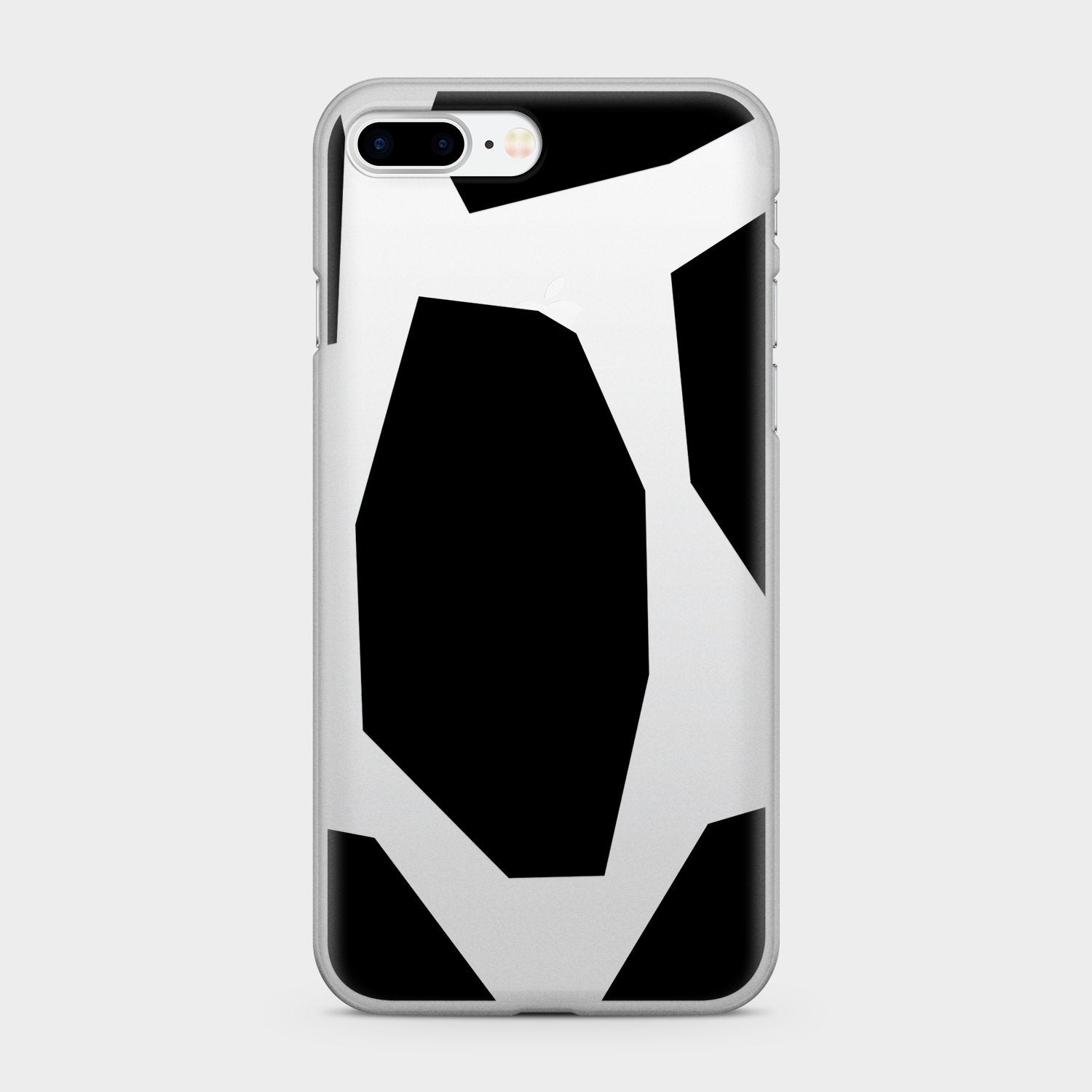 BLACK EARTH clear iPhone case (D11)