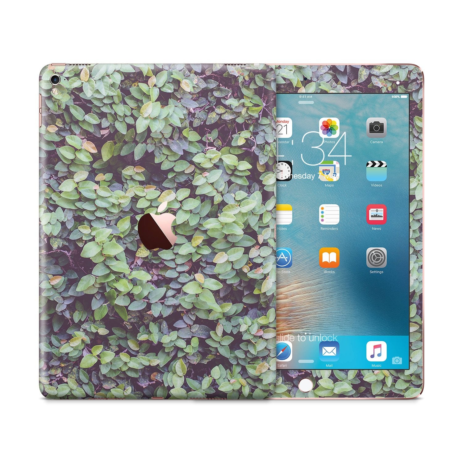 GREEN NATURE Ipad tablet vinyl skin