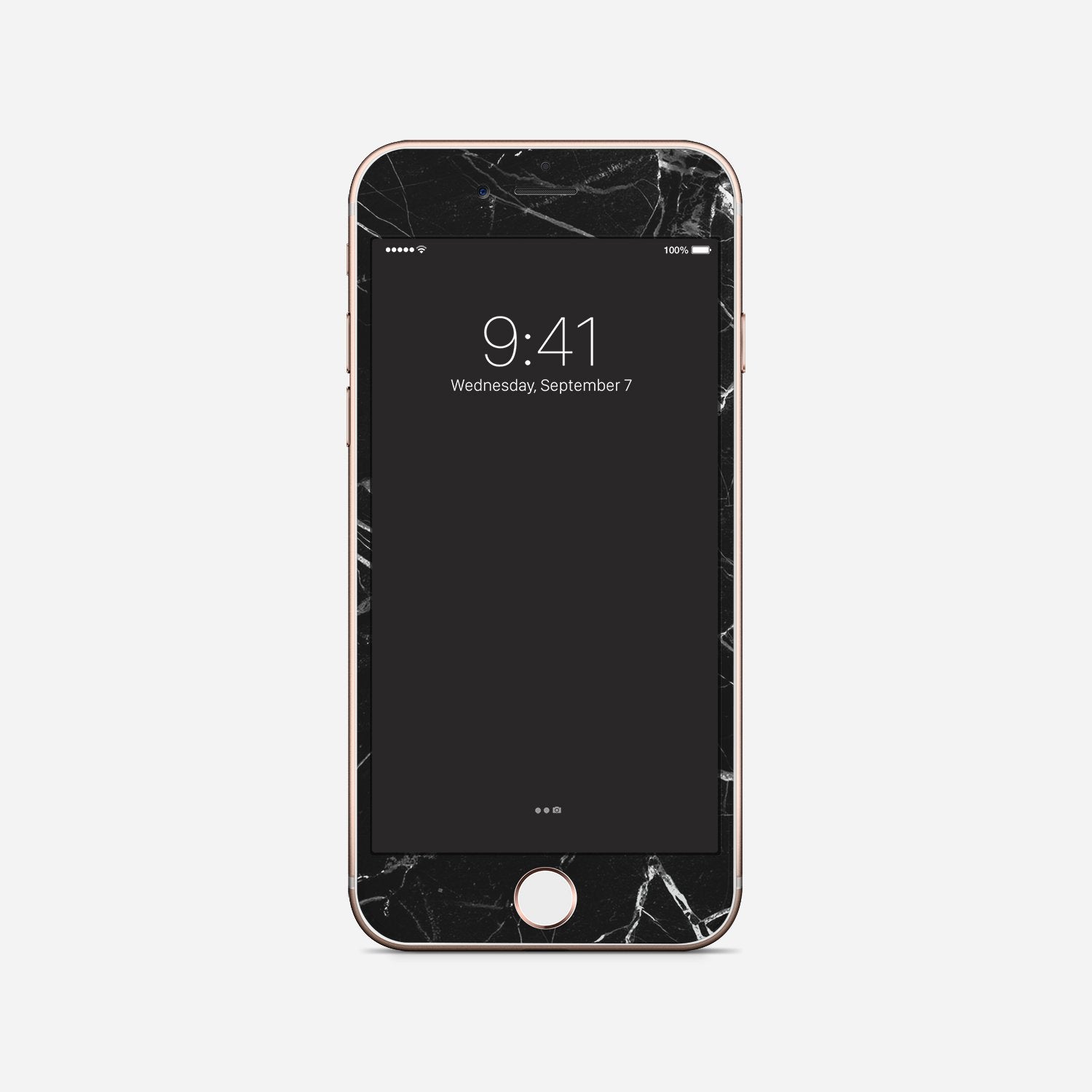 BLACK MARBLE Iphone/ Ipod vinyl skin