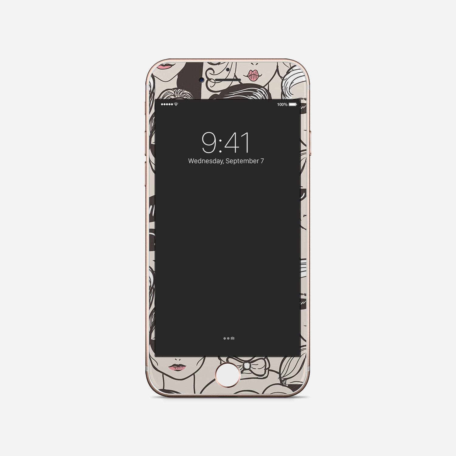 BEIGE PEOPLE Iphone/ Ipod vinyl skin