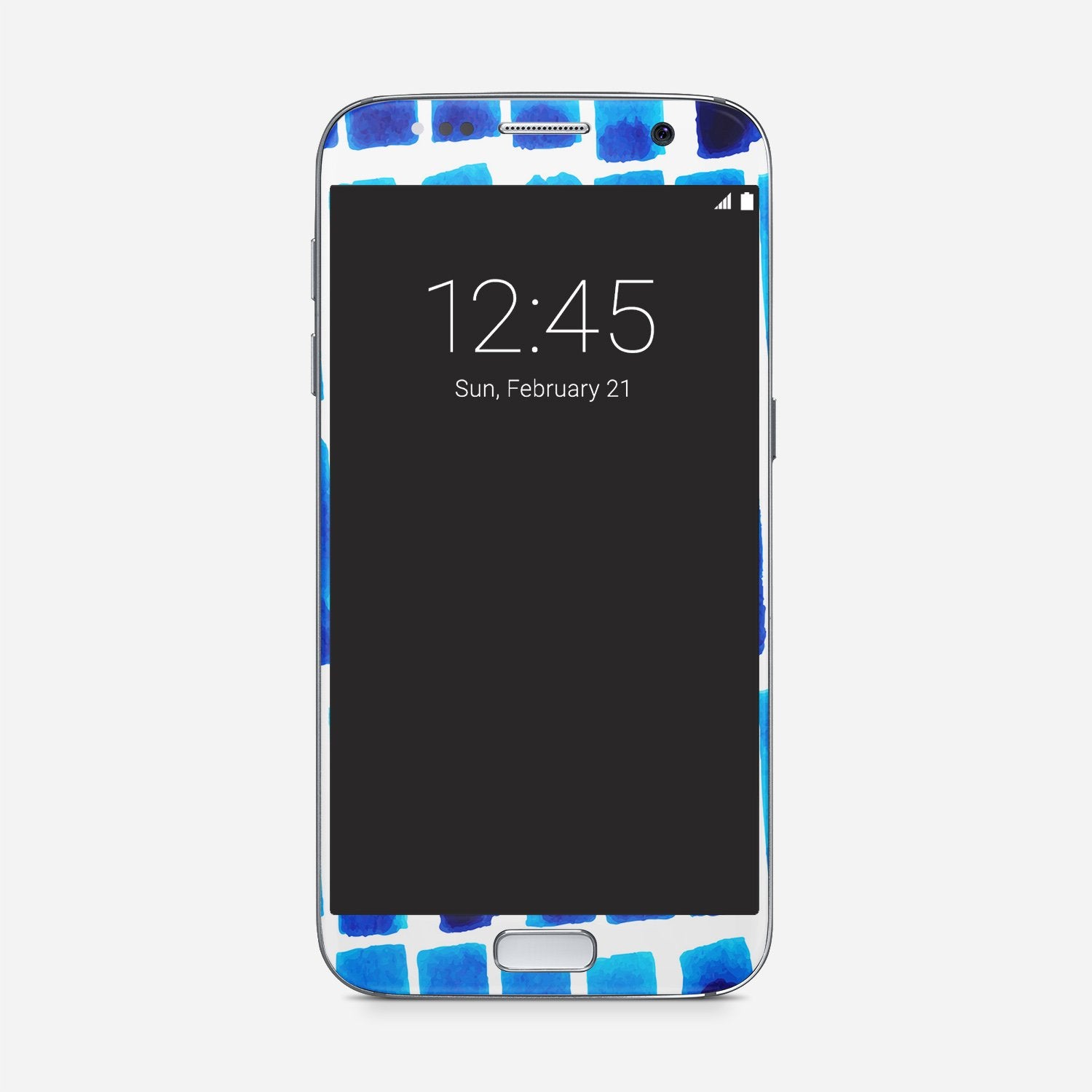 WATERCOLOR STRIPES Samsung vinyl skin