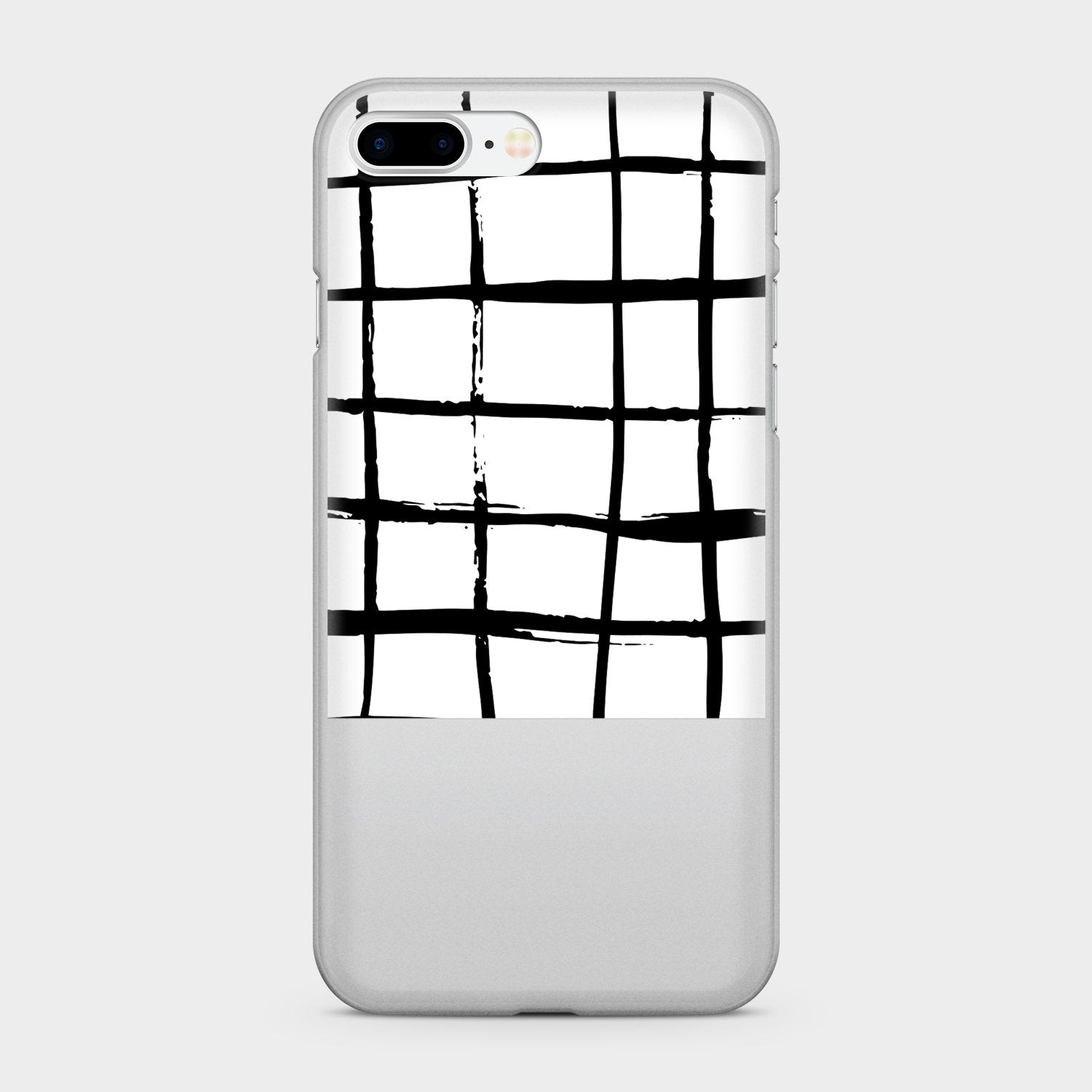 GRID clear iPhone case (D16)