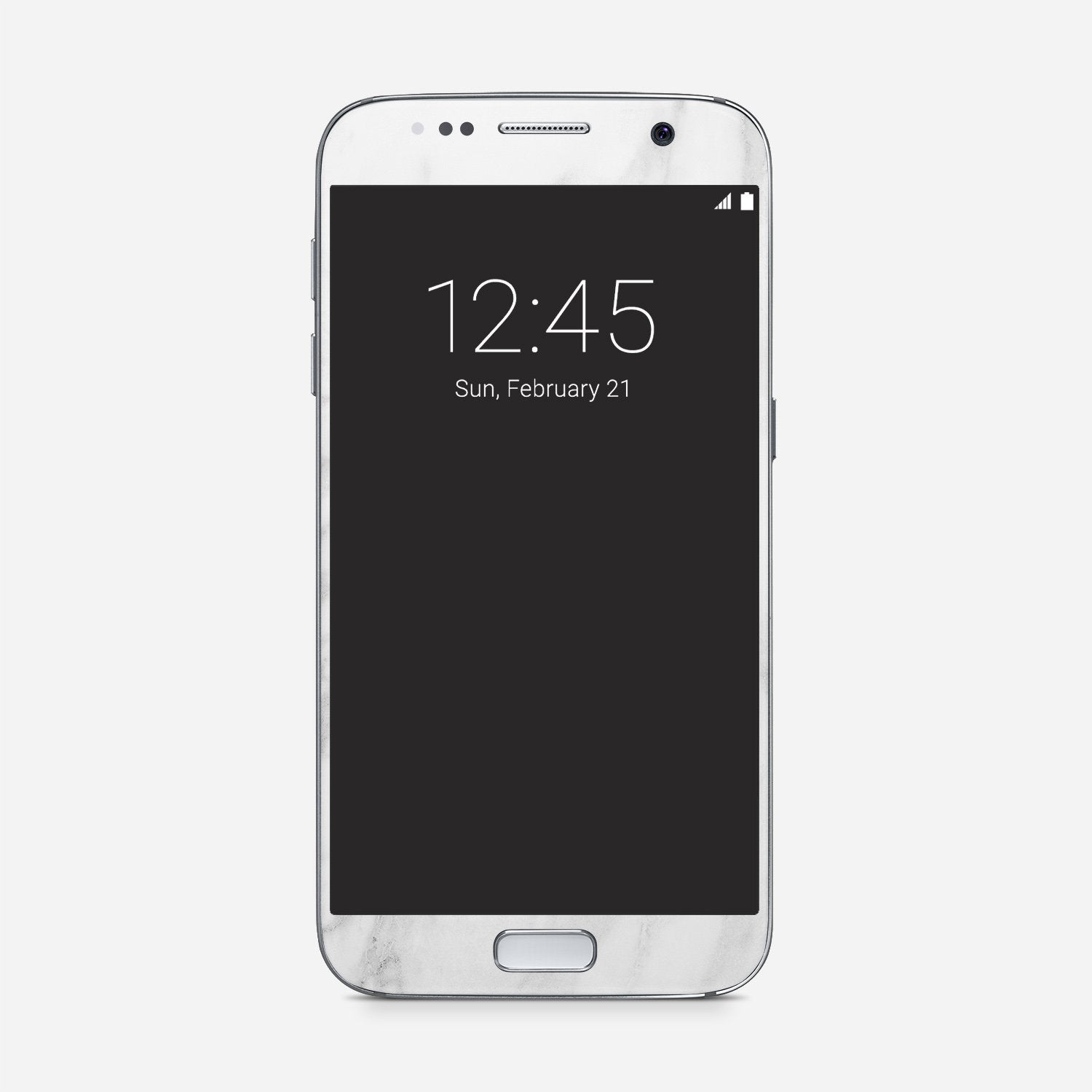 WHITE MARBLE v3 Samsung vinyl skin