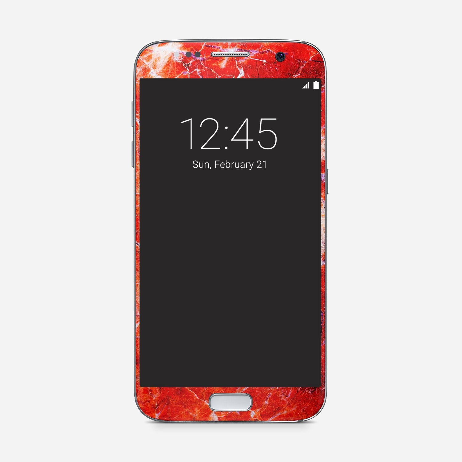 RED MARBLE Samsung vinyl skin