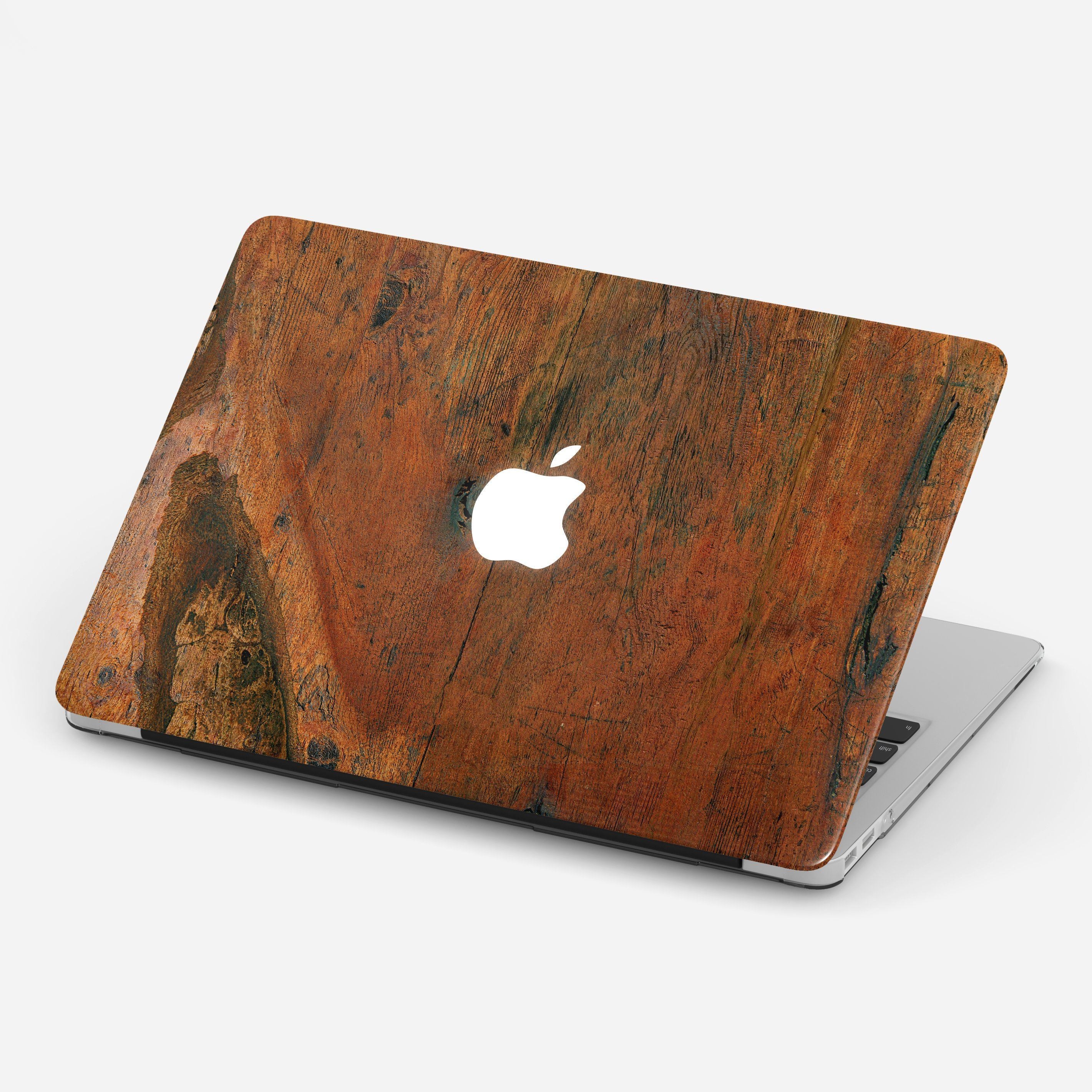 RED WOOD laptop vinyl skin