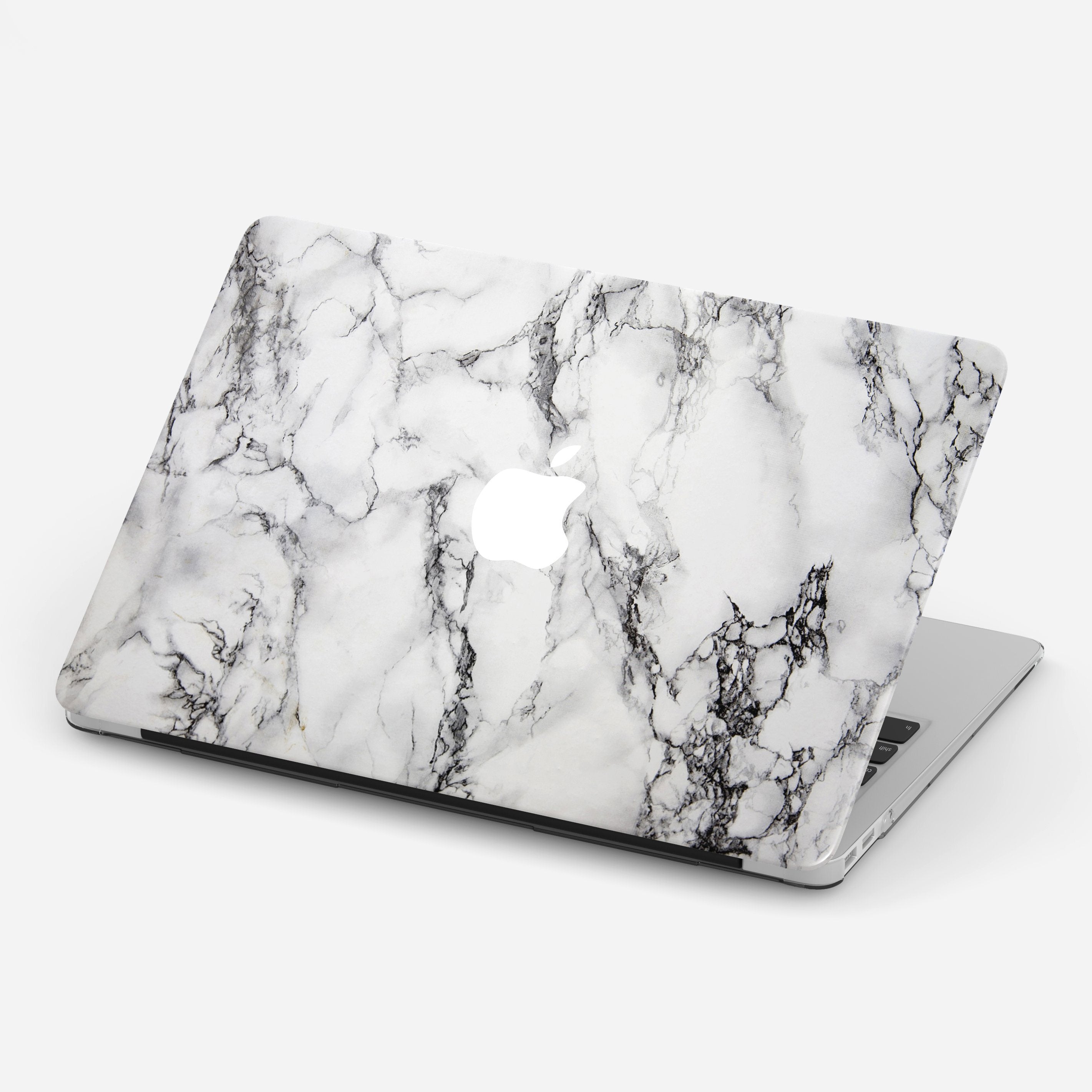 WHITE MARBLE laptop vinyl skin