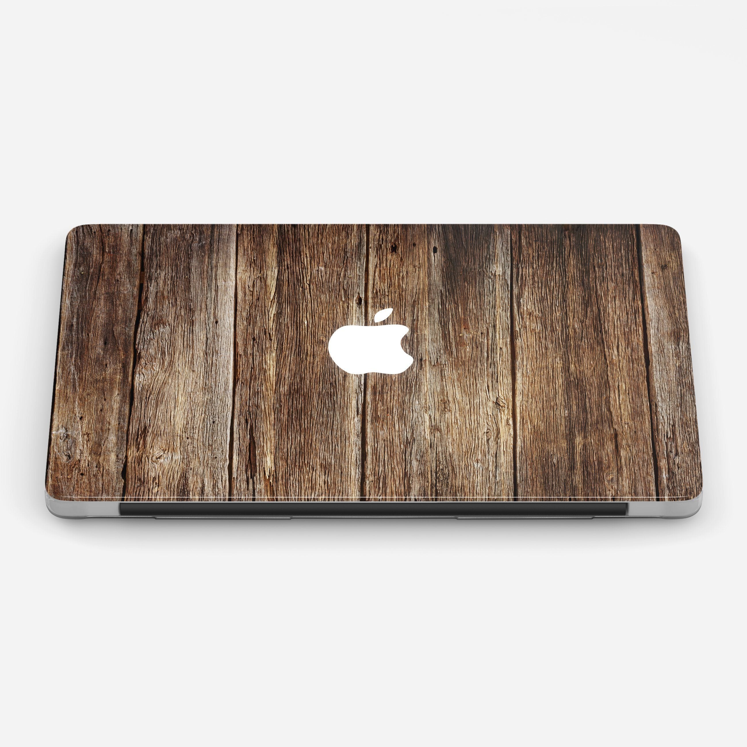 BROWN WOOD v2 laptop vinyl skin