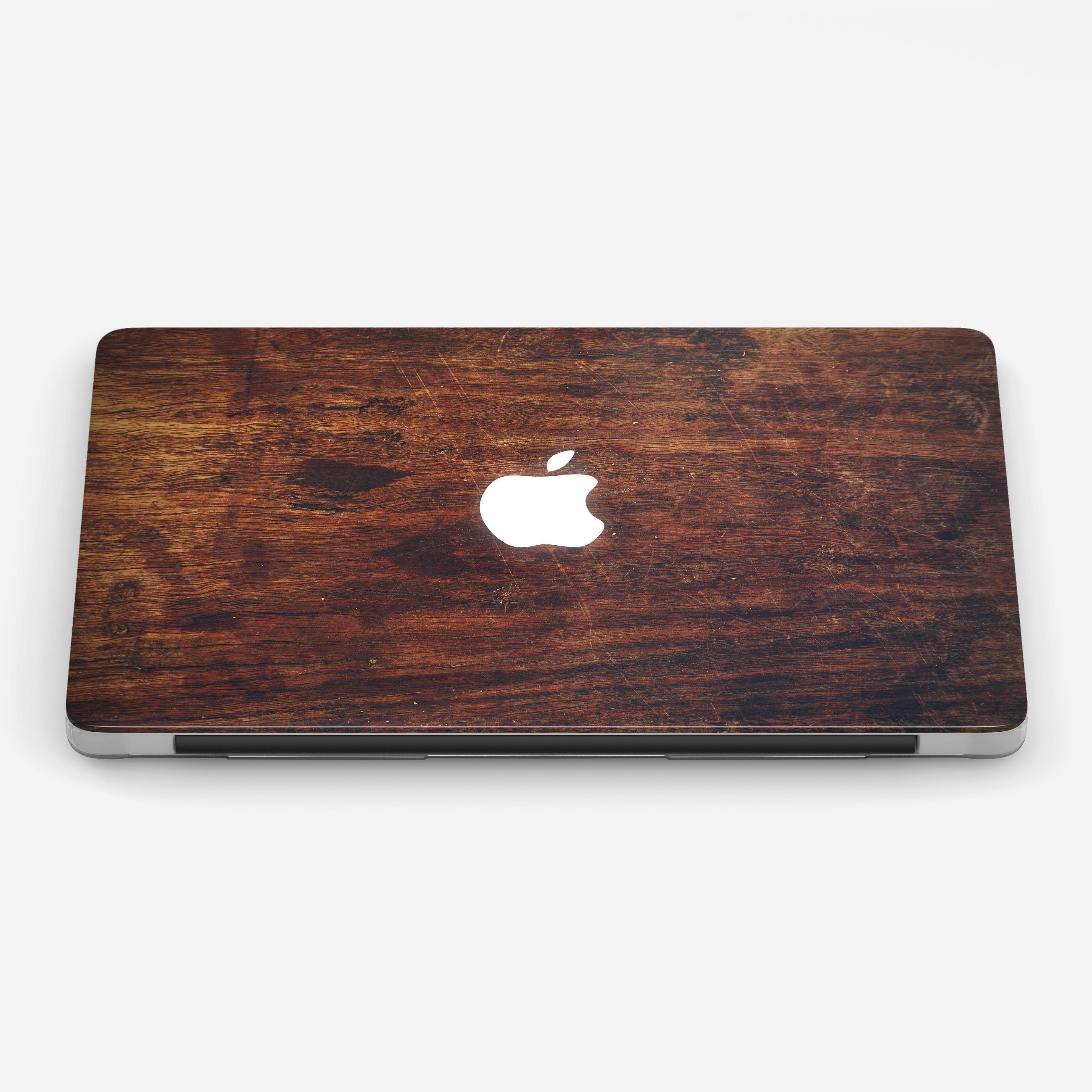 BROWN WOOD v4 laptop vinyl skin