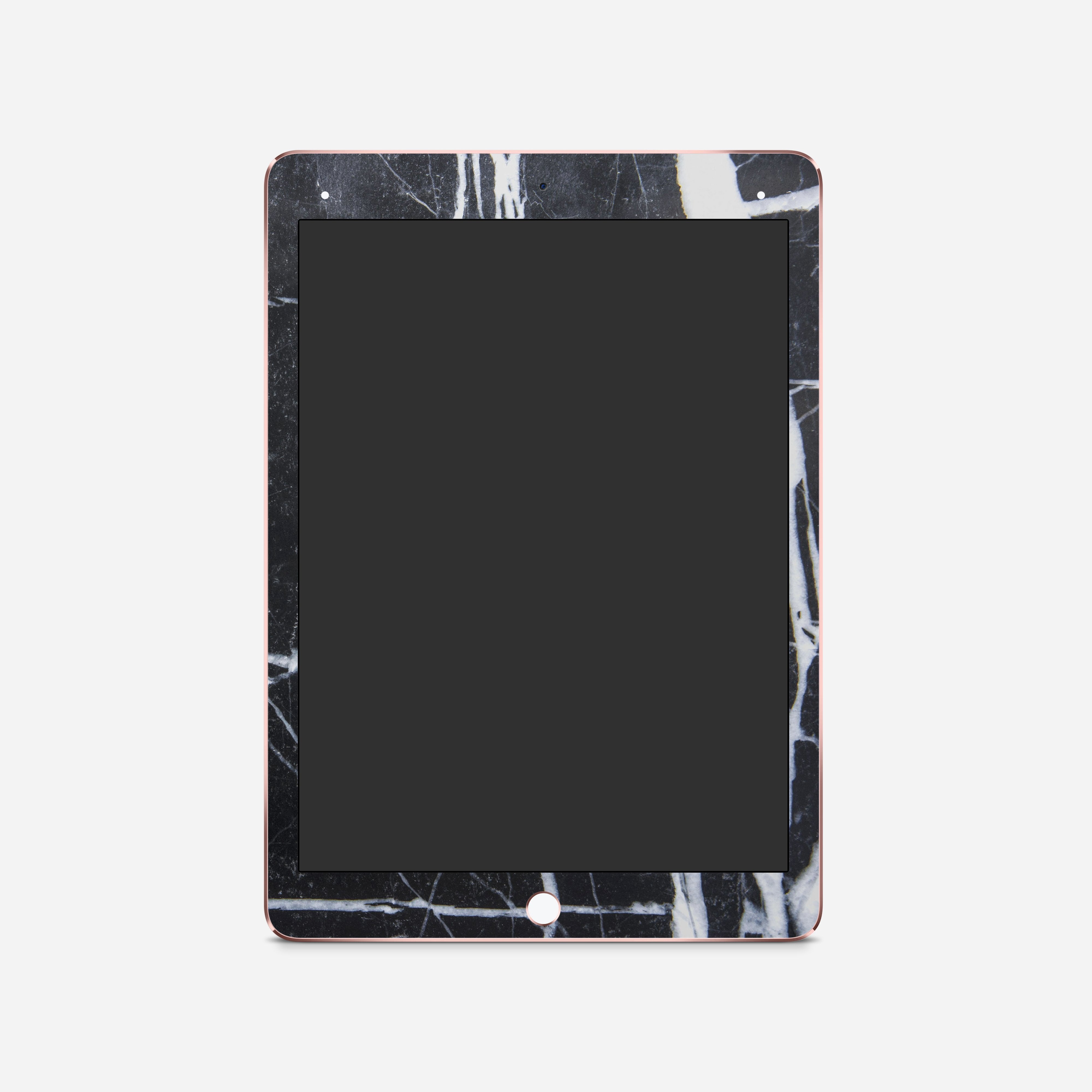BLACK MARBLE v2 Ipad tablet vinyl skin