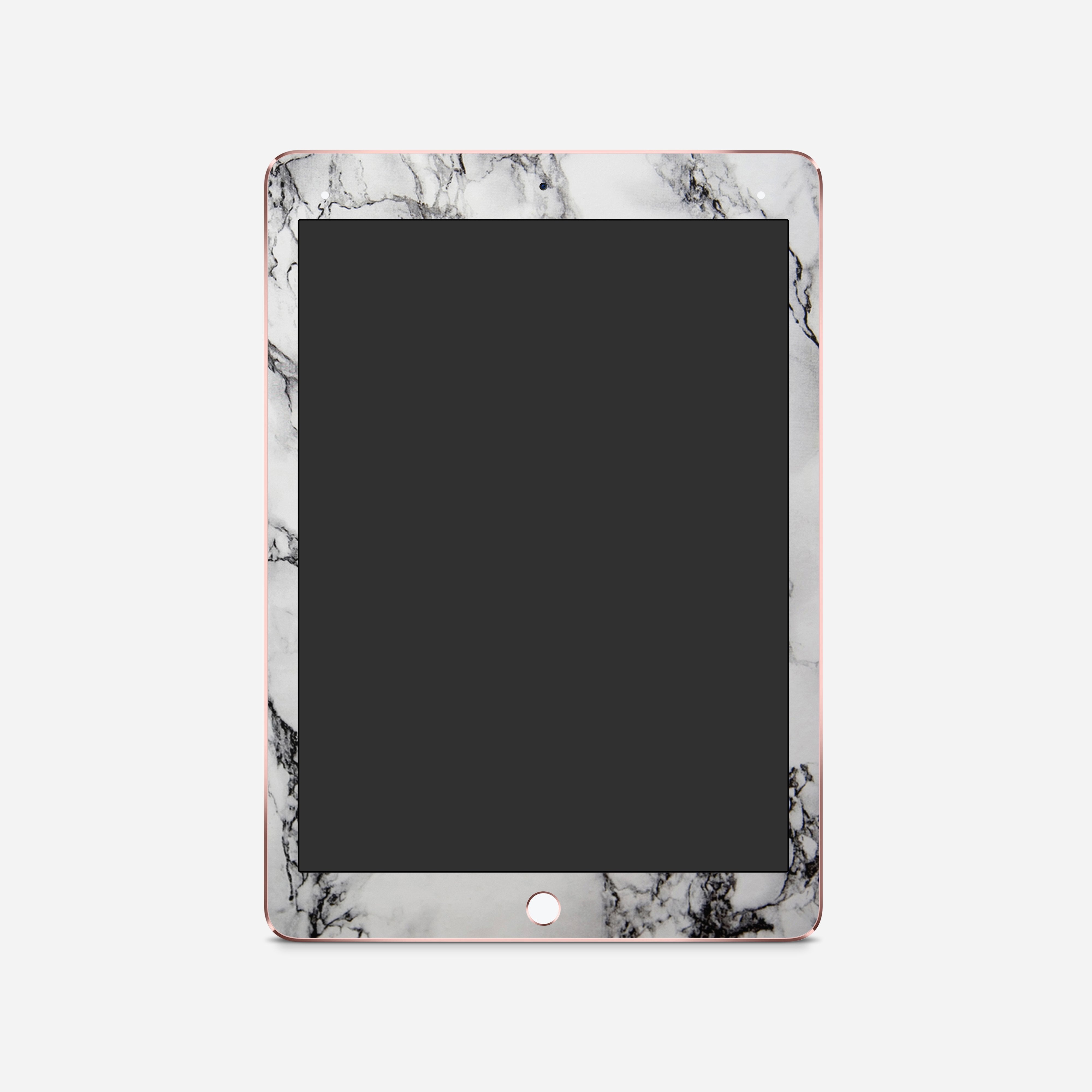WHITE MARBLE Ipad tablet vinyl skin