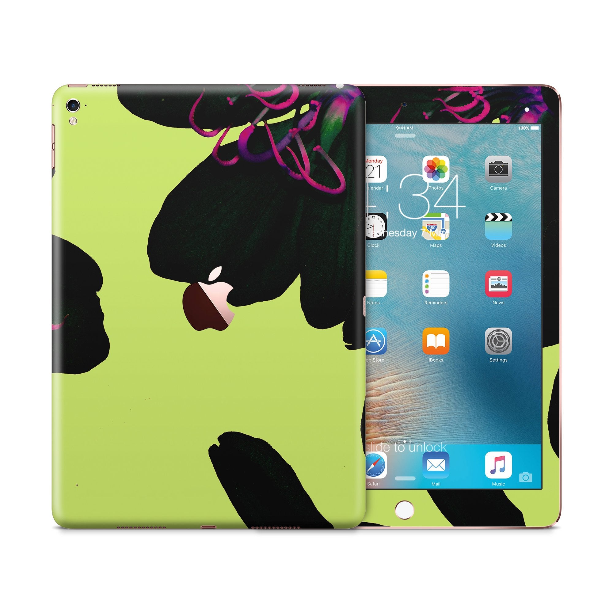 FLORAL v3 Ipad tablet vinyl skin
