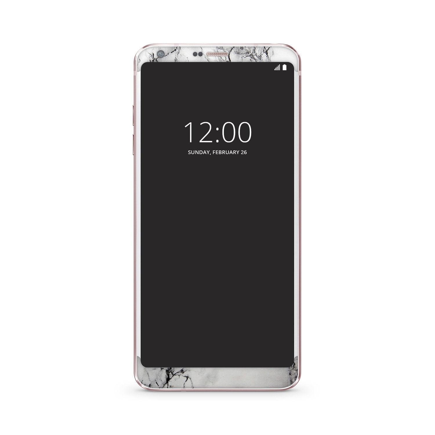 WHITE MARBLE LG vinyl skin