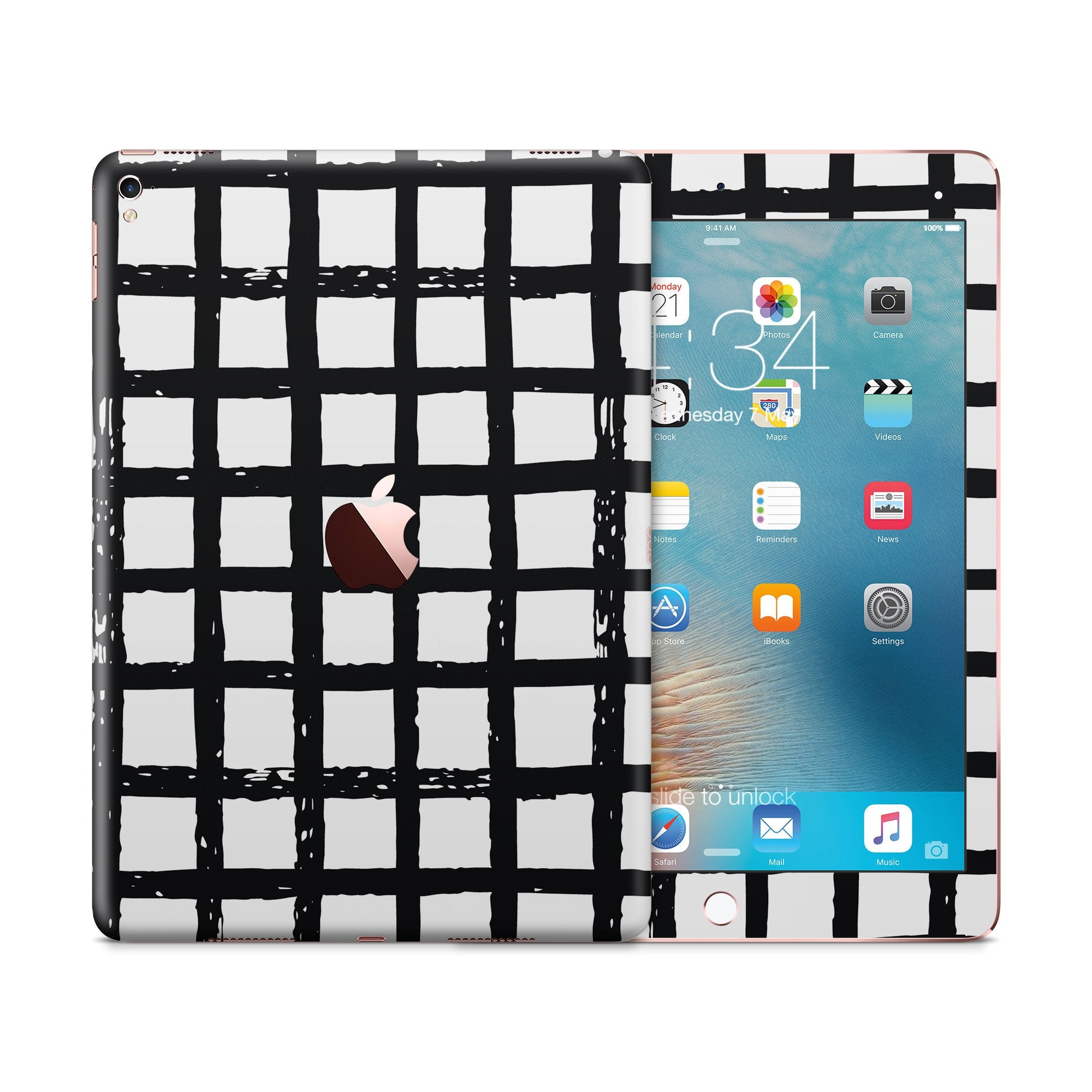 GRID Ipad tablet vinyl skin