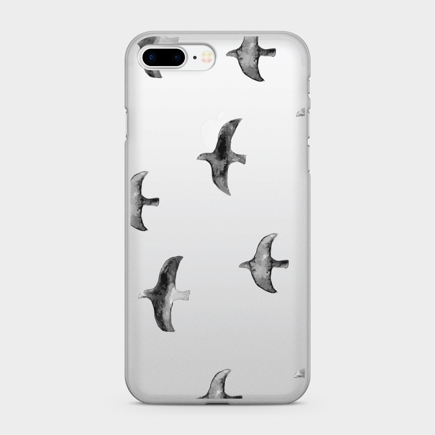 BIRDS clear iPhone case (D20)