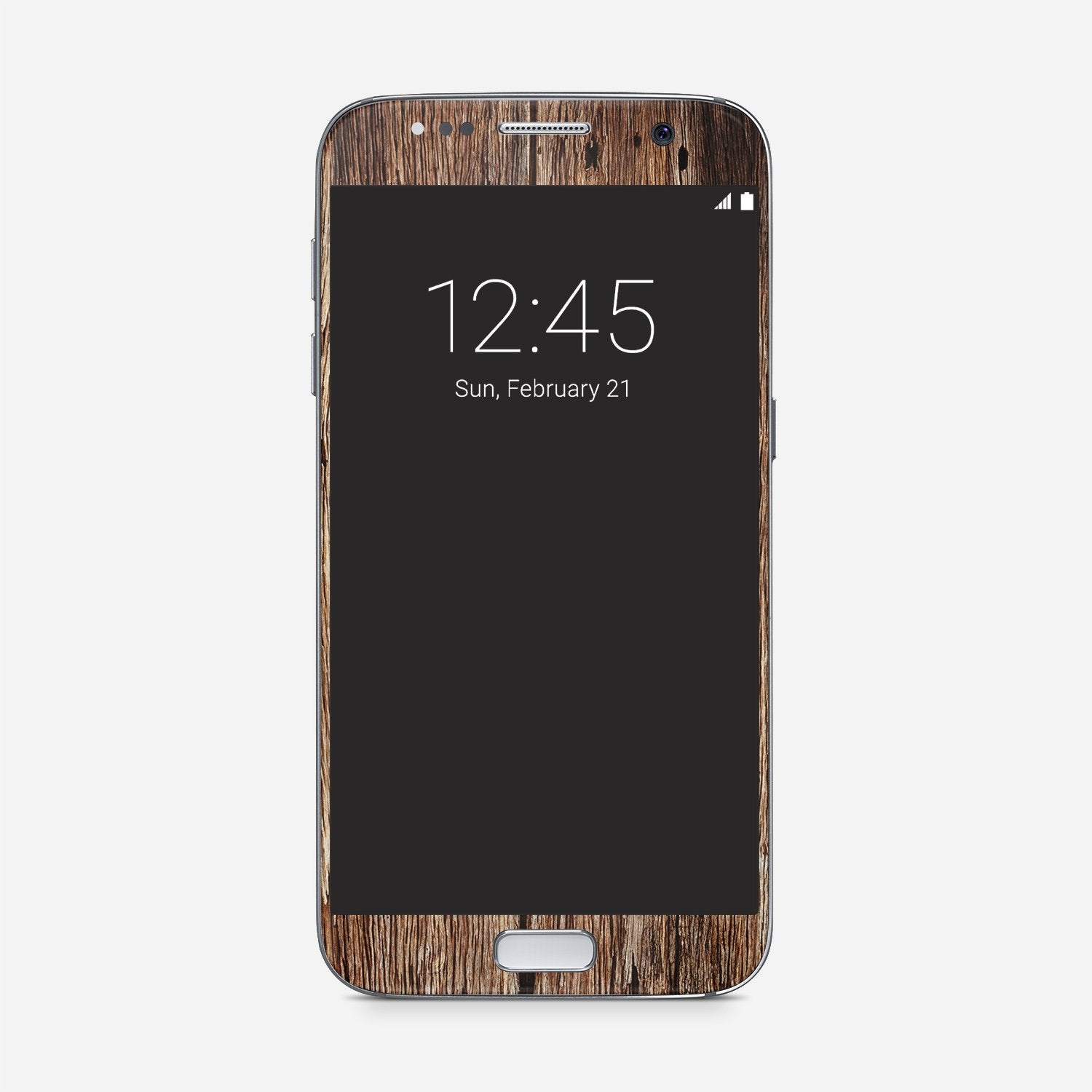 BROWN WOOD v2 Samsung vinyl skin