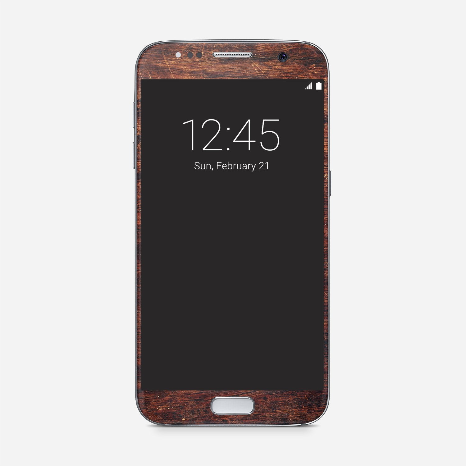 BROWN WOOD v4 Samsung vinyl skin