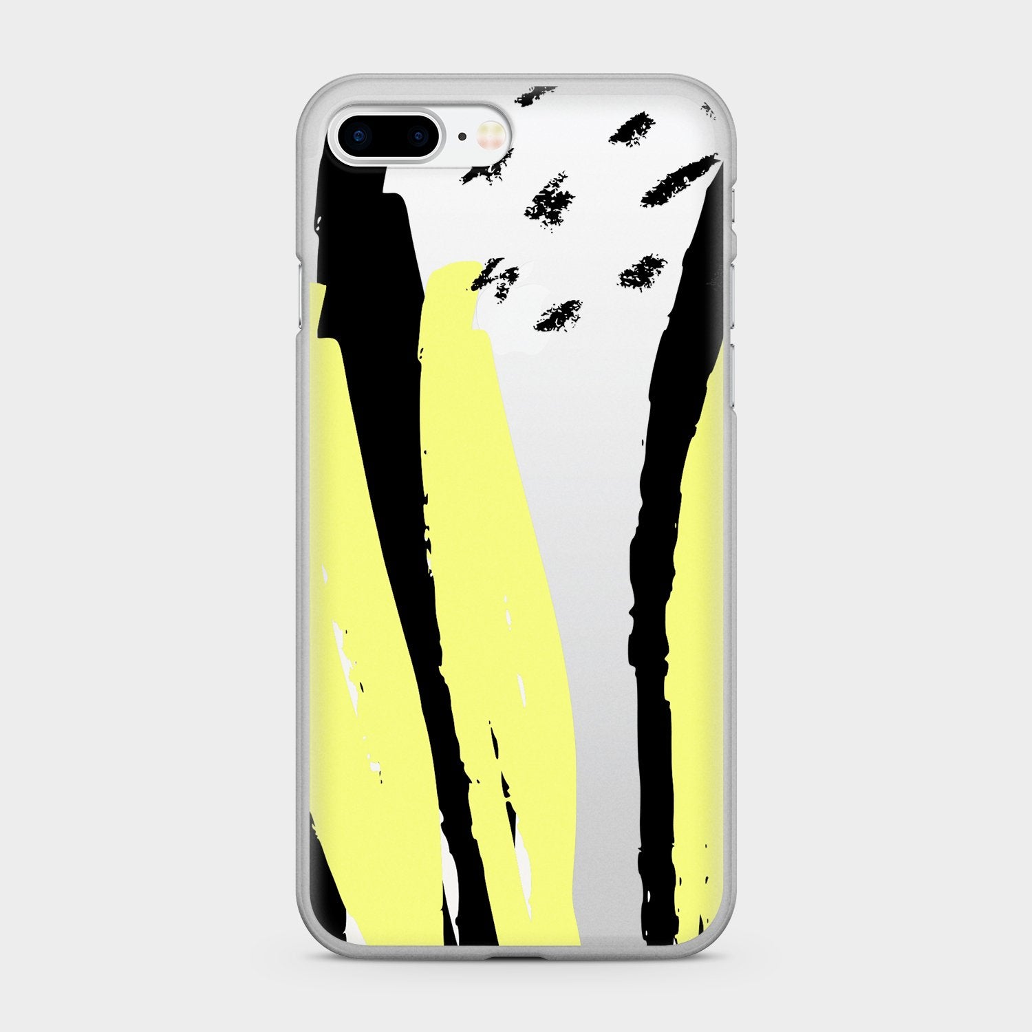 ABSTRACT BANANAS clear iPhone case (D21)