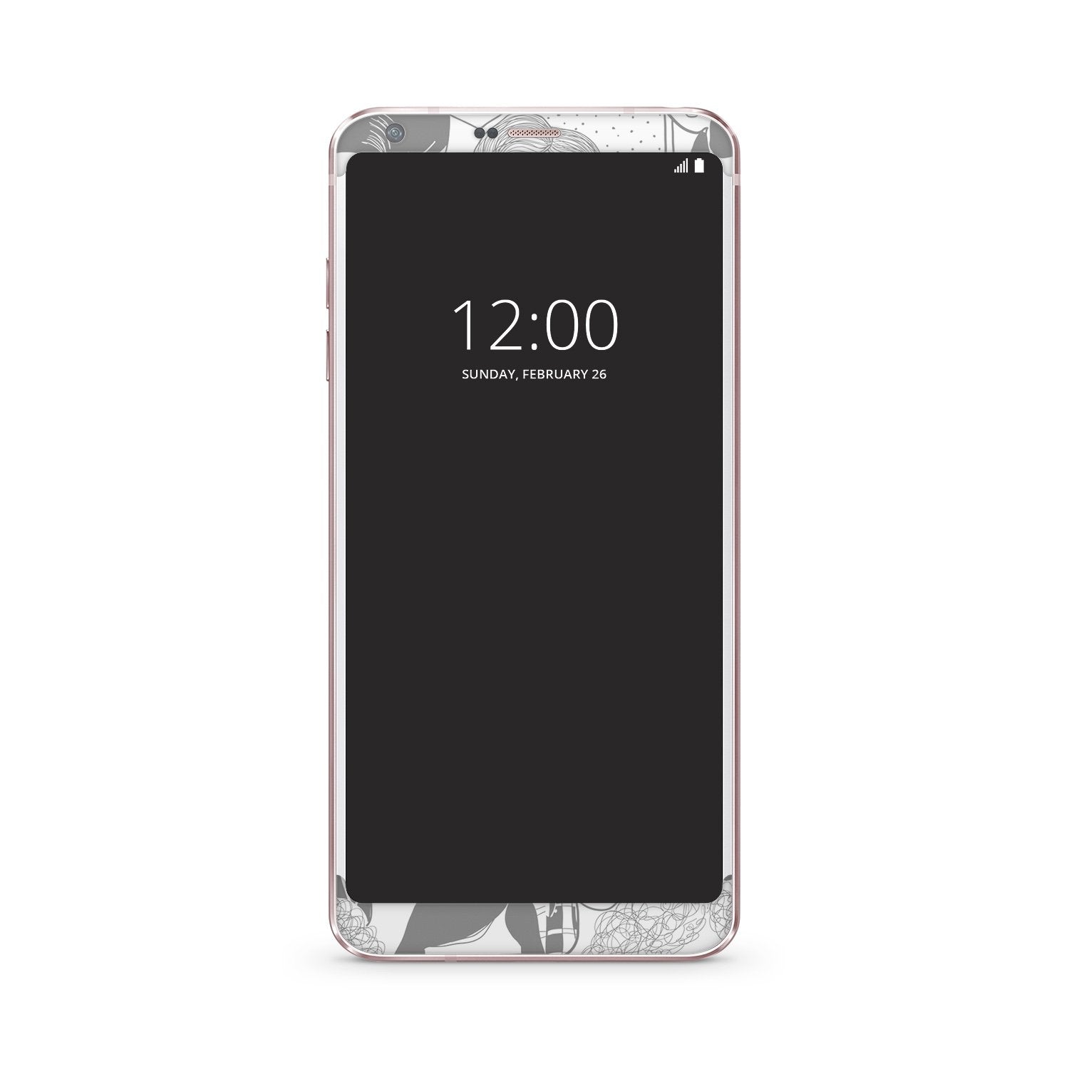 PEOPLE IN GREY LG vinyl skin