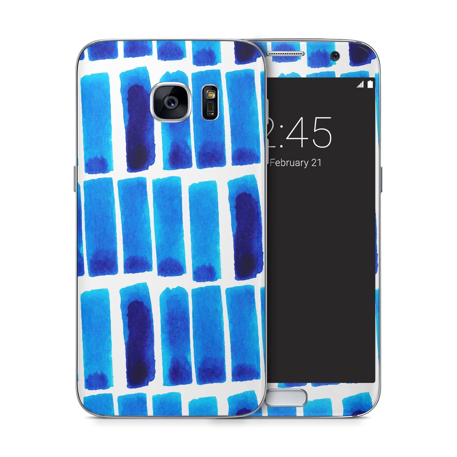 WATERCOLOR STRIPES Samsung vinyl skin