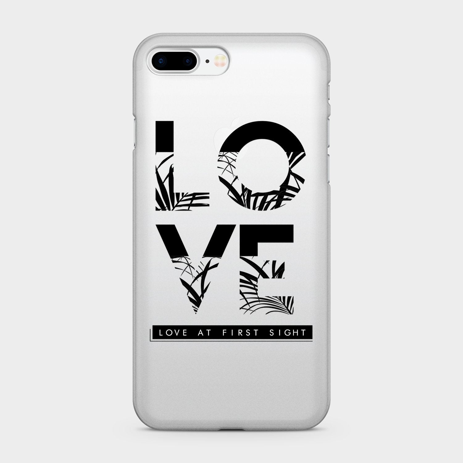 LOVE clear iPhone case (D25)