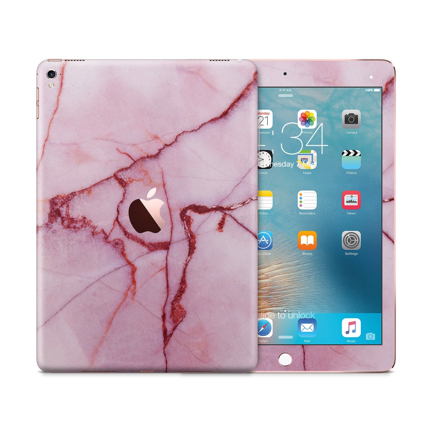 PINK MARBLE Ipad tablet vinyl skin