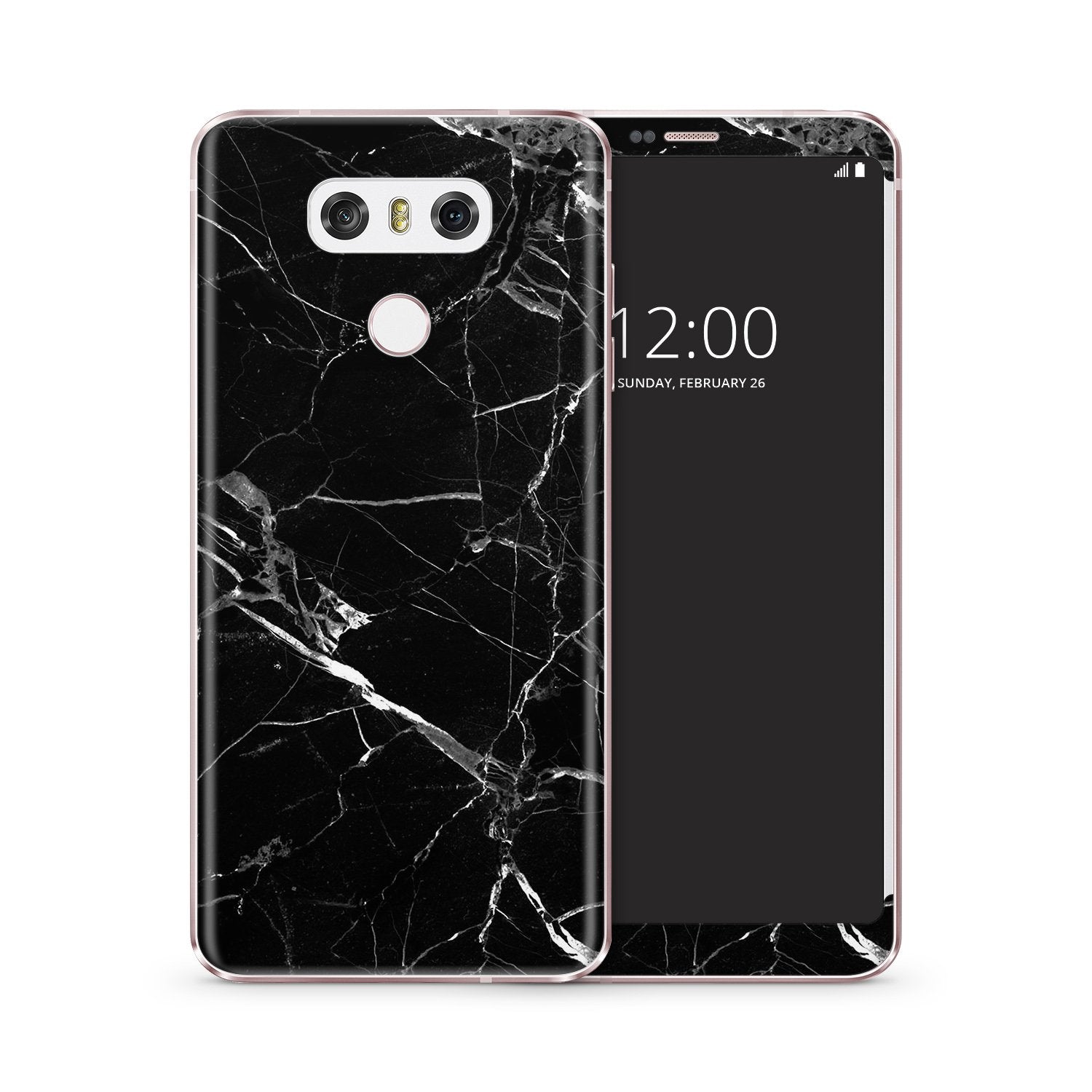 BLACK MARBLE LG vinyl skin