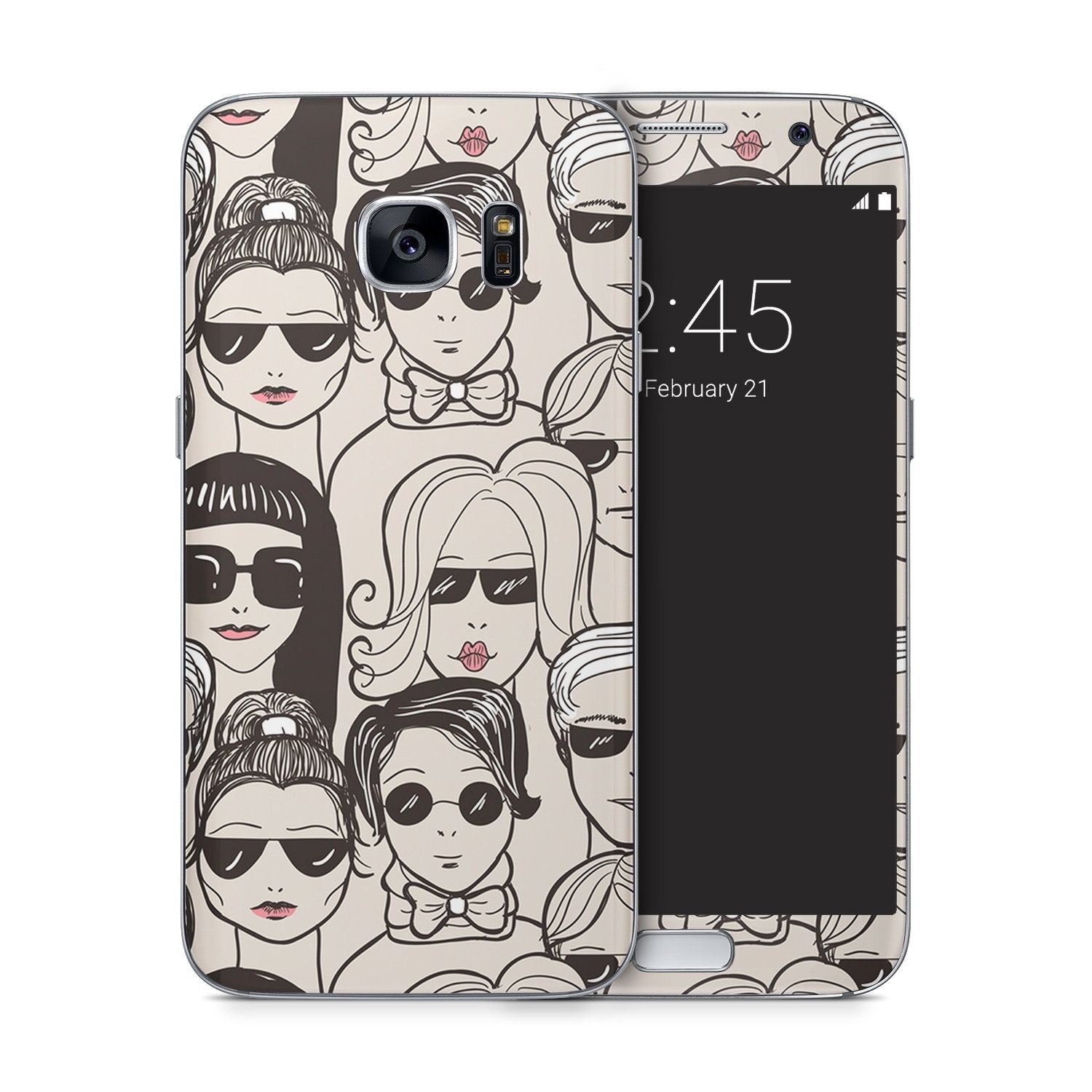 BEIGE PEOPLE Samsung vinyl skin