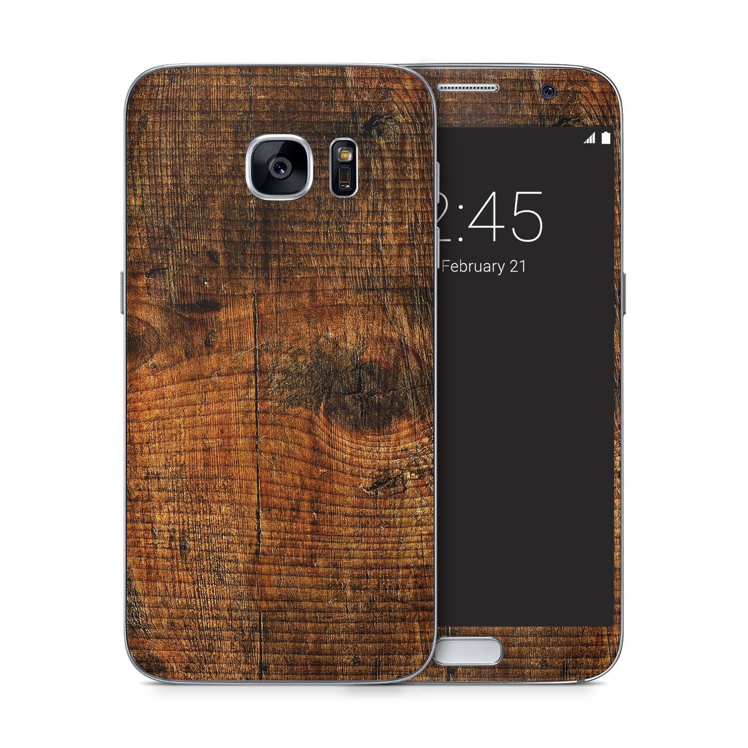 RUSTY WOOD Samsung vinyl skin