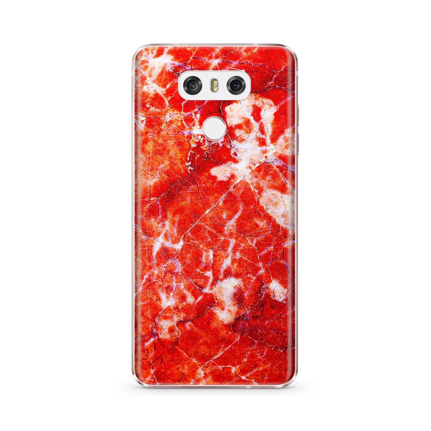 RED MARBLE LG vinyl skin