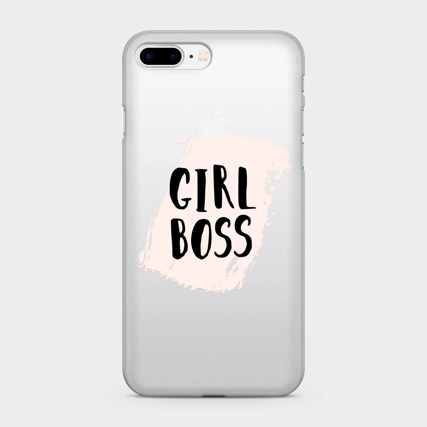 GIRL BOSS clear iPhone case (D3)