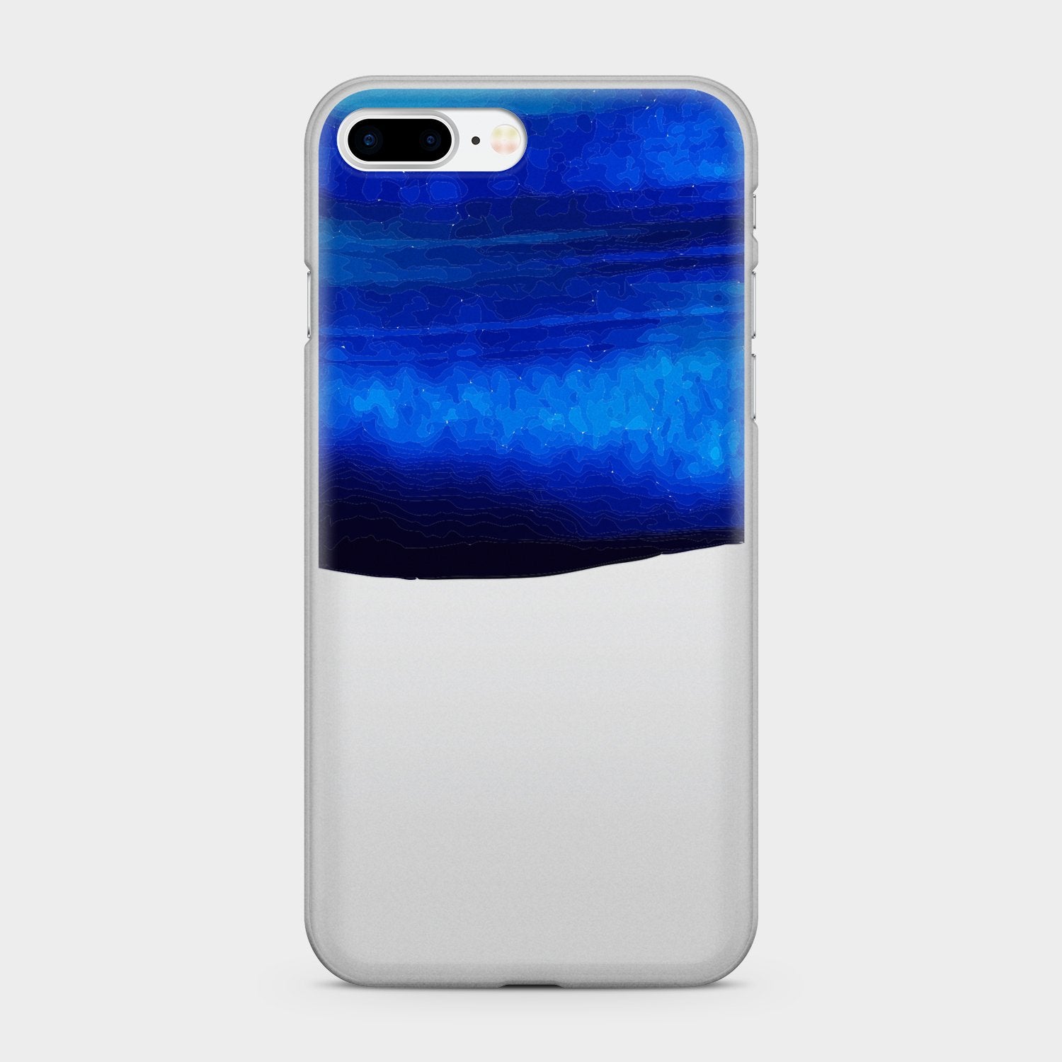 DARK OCEAN clear iPhone case (D30)