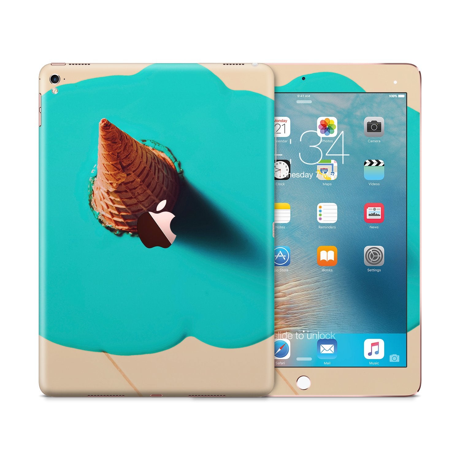 ICE CREAM Ipad tablet vinyl skin