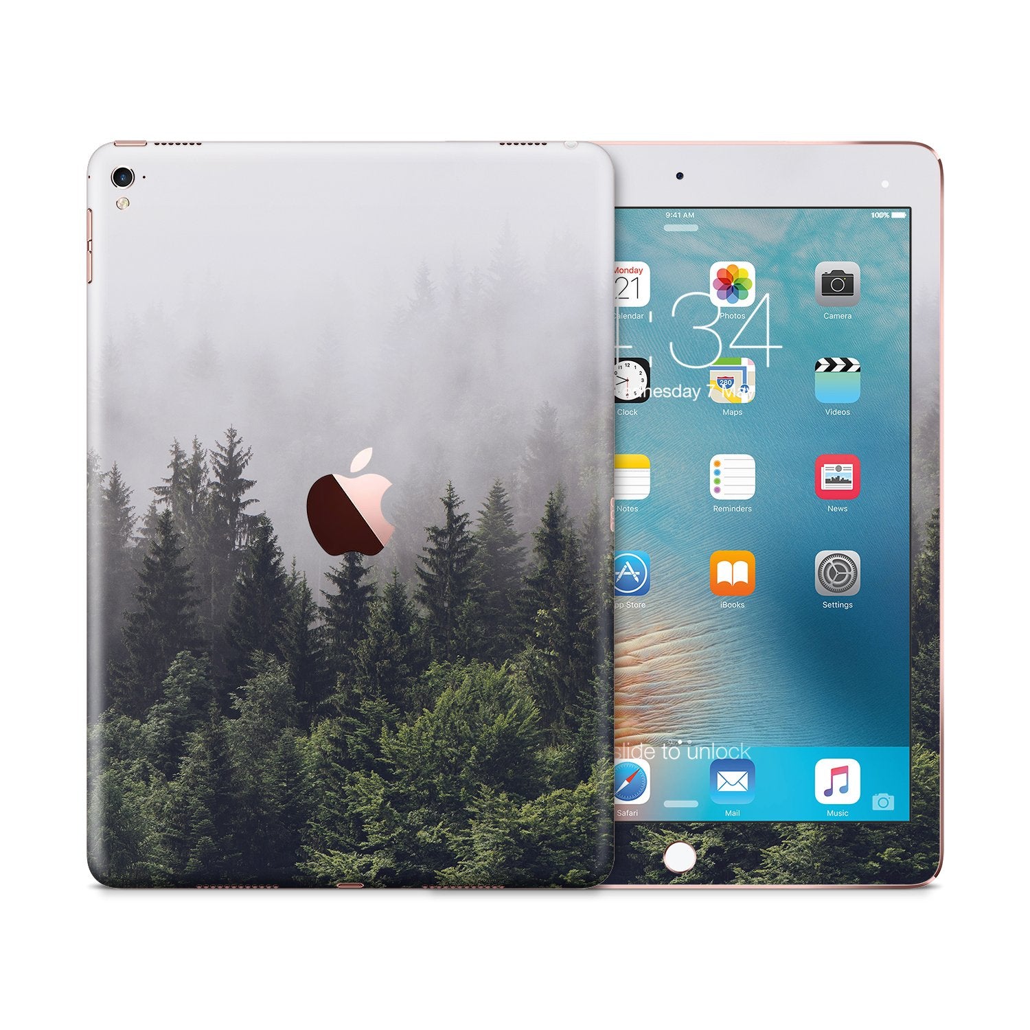 FOGGY FOREST Ipad tablet vinyl skin