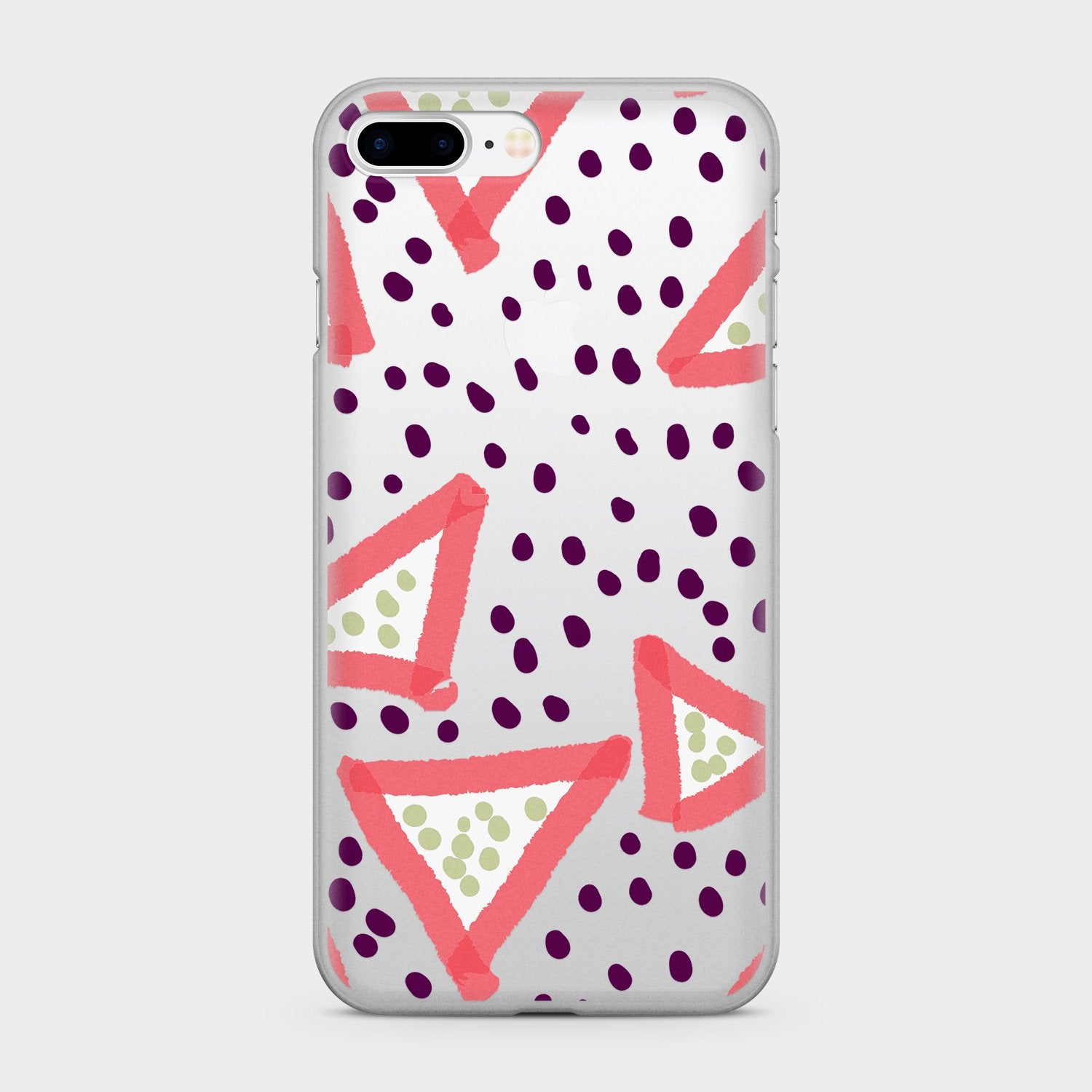 PSYCHO clear iPhone case (D40)