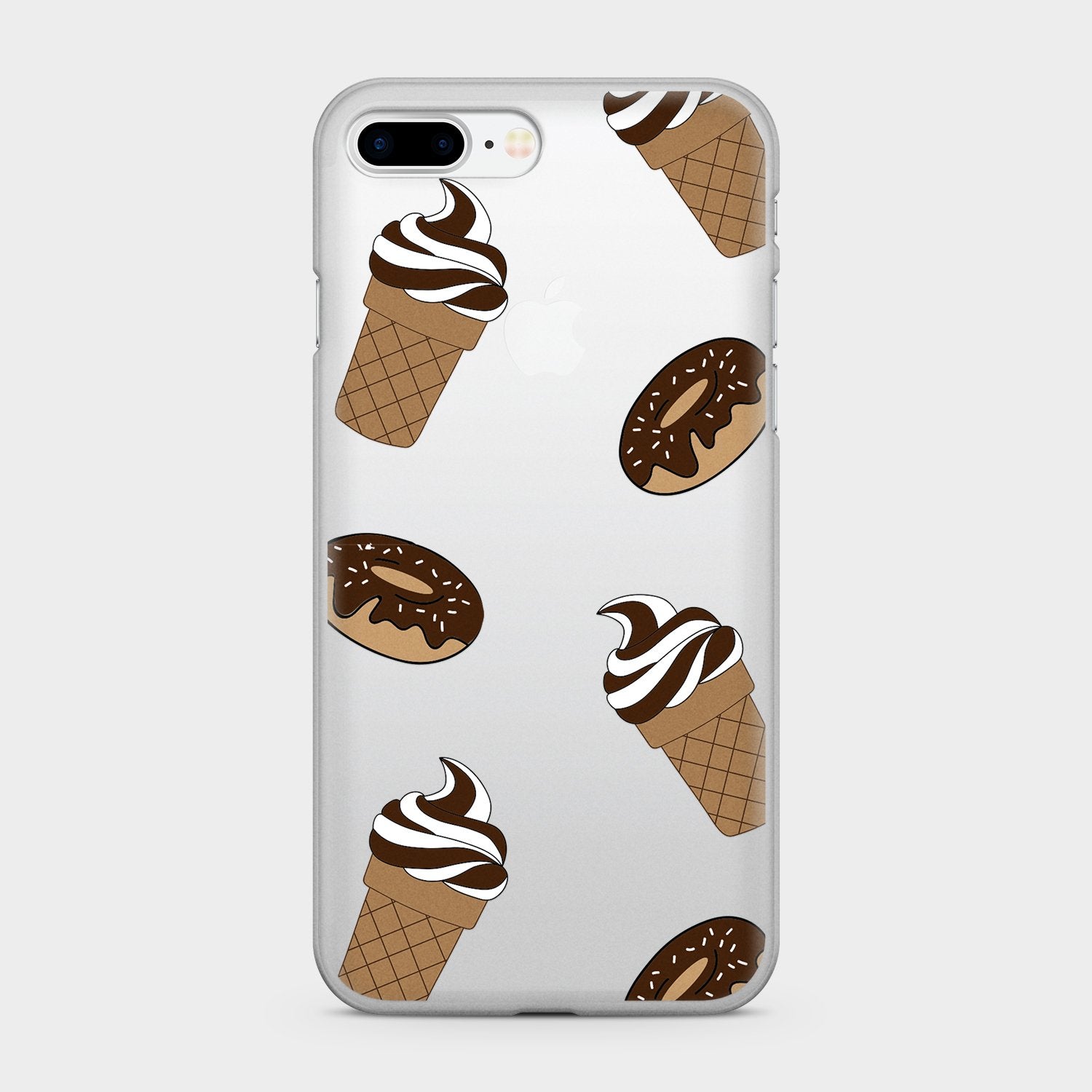 ICE CREAM v2 clear iPhone case (D47)