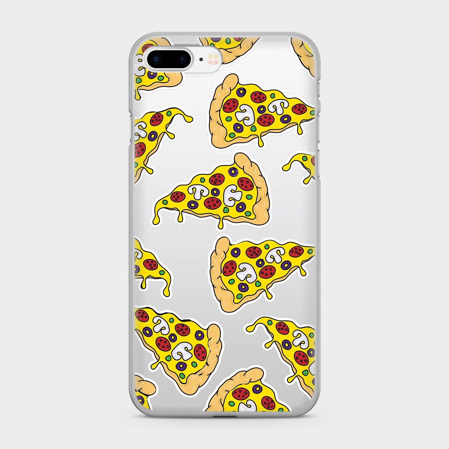 PIZZA clear iPhone case (D50)