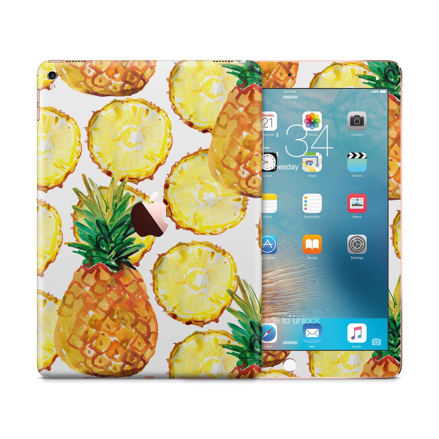 PINEAPPLE Ipad tablet vinyl skin