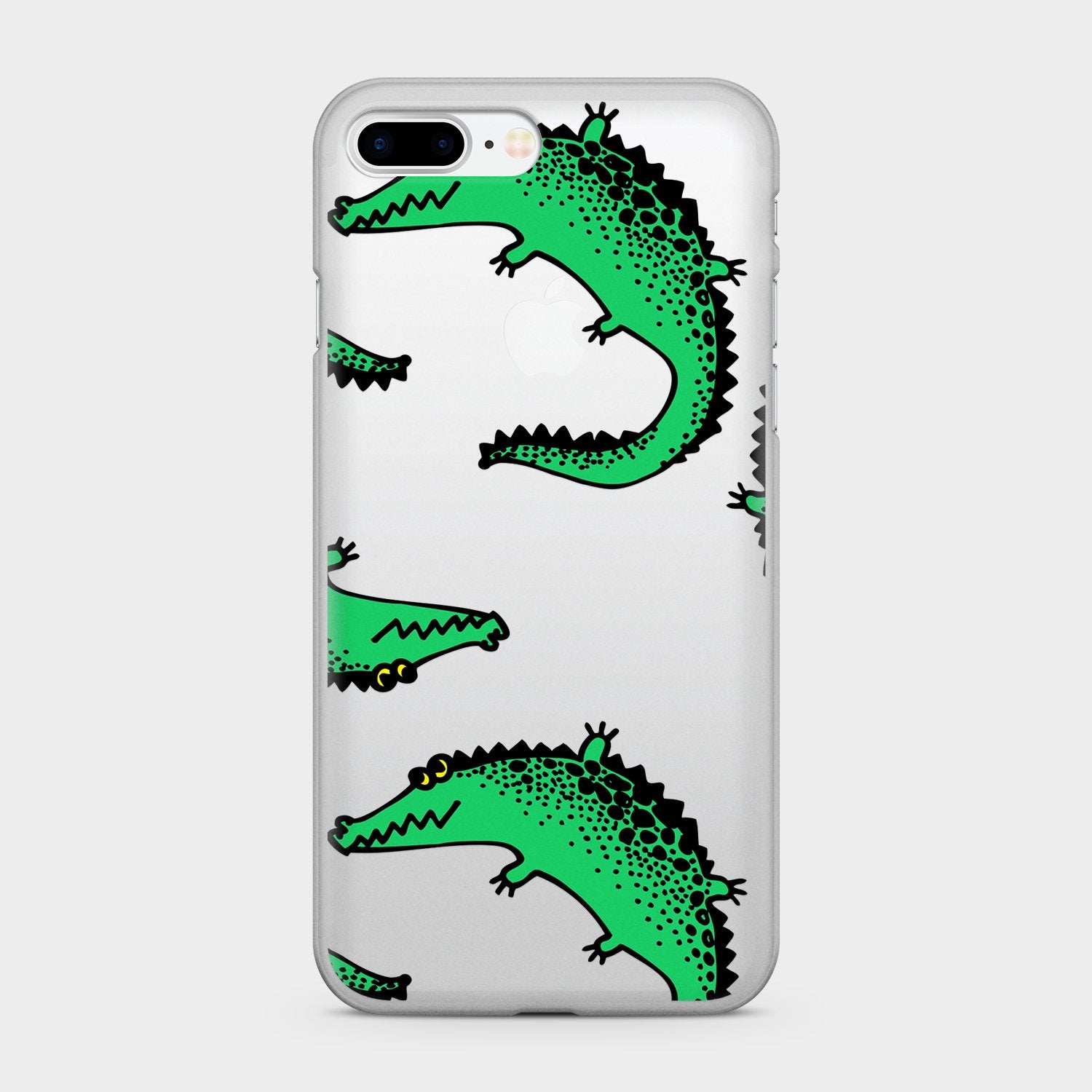 CROCODILE clear iPhone case (D54)