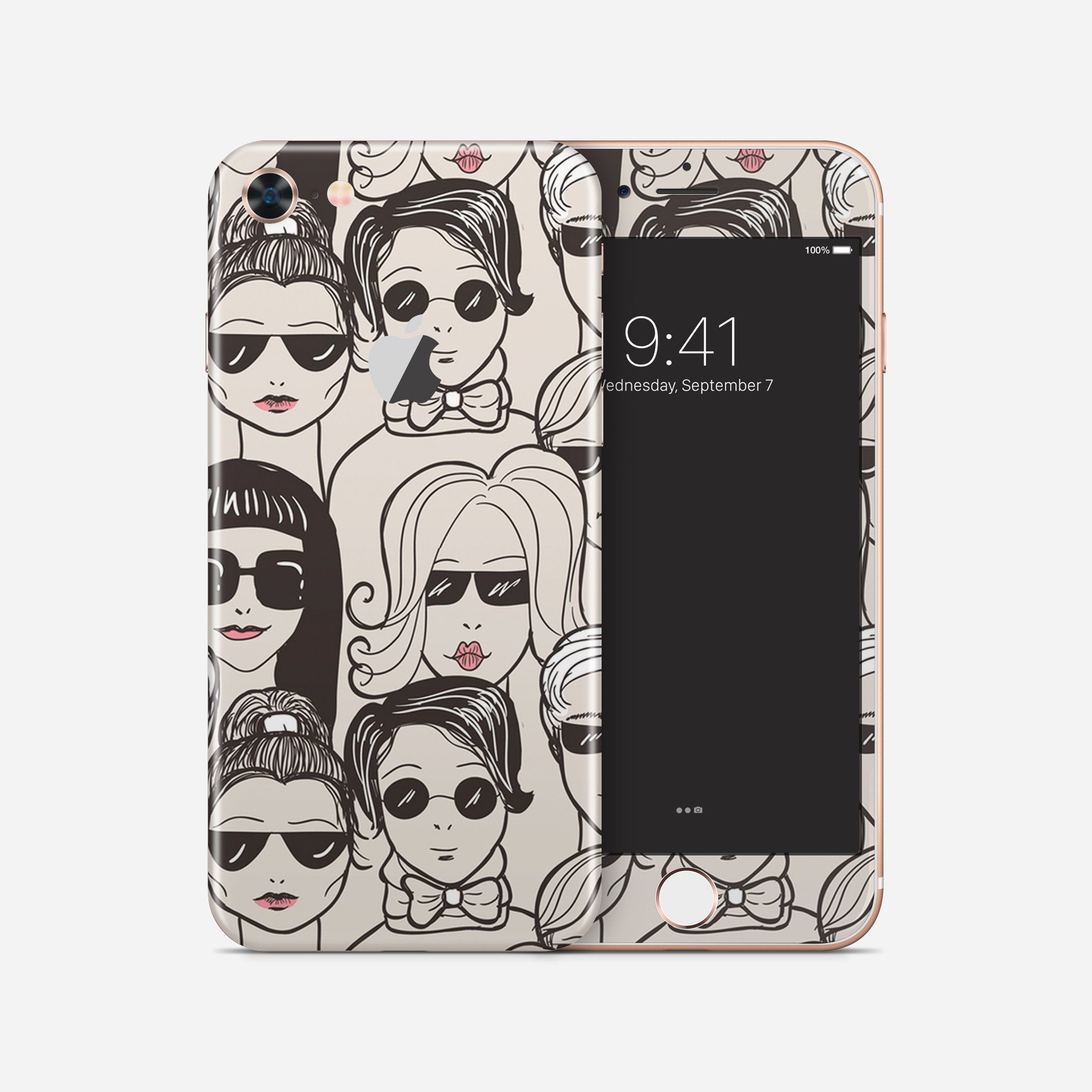 BEIGE PEOPLE Iphone/ Ipod vinyl skin