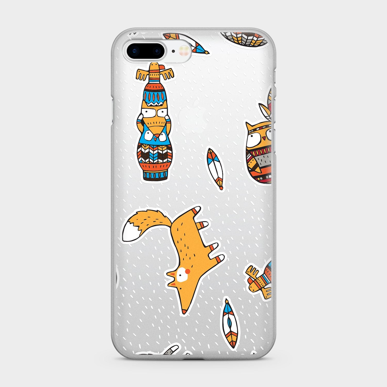 FOX clear iPhone case (D63)