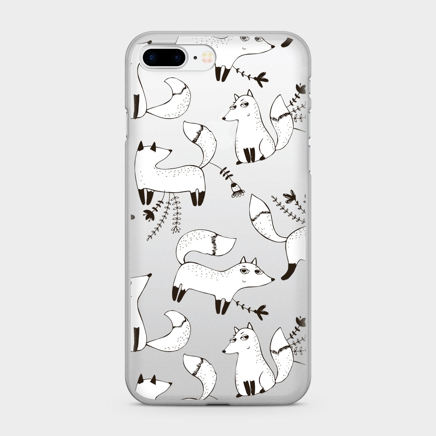 FOX v2 clear iPhone case (D64)