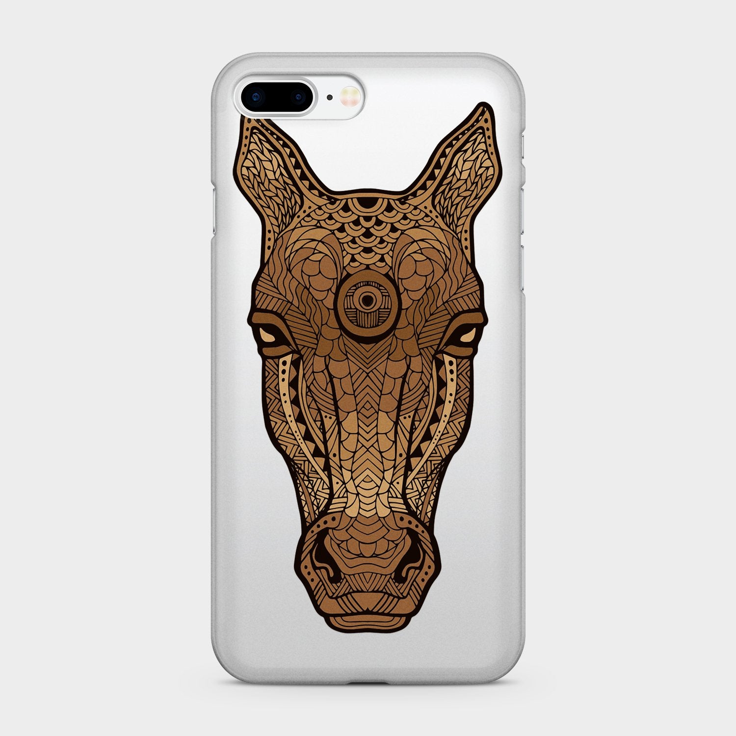 HORSE clear iPhone case (D69)