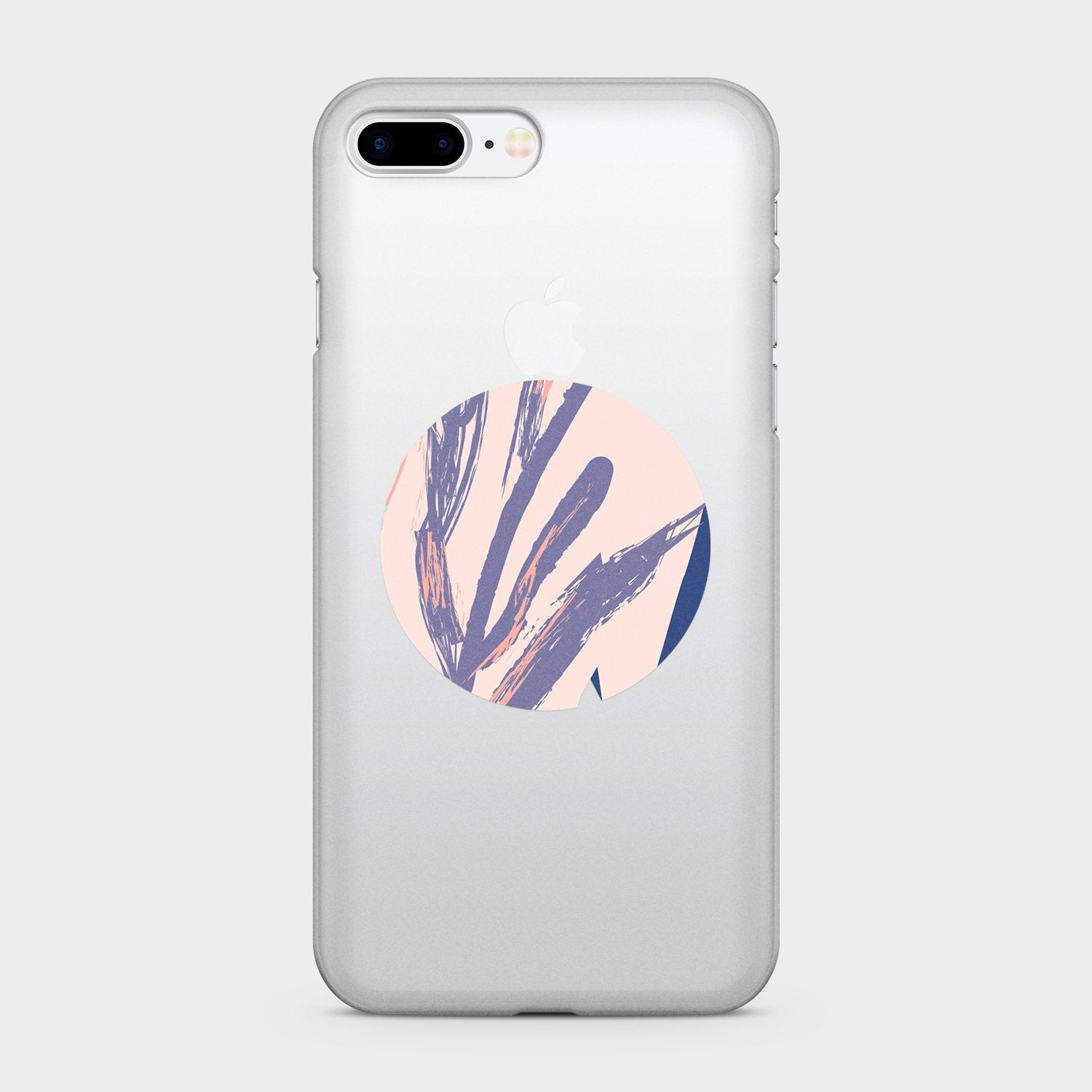 FLORAL clear iPhone case (D14)