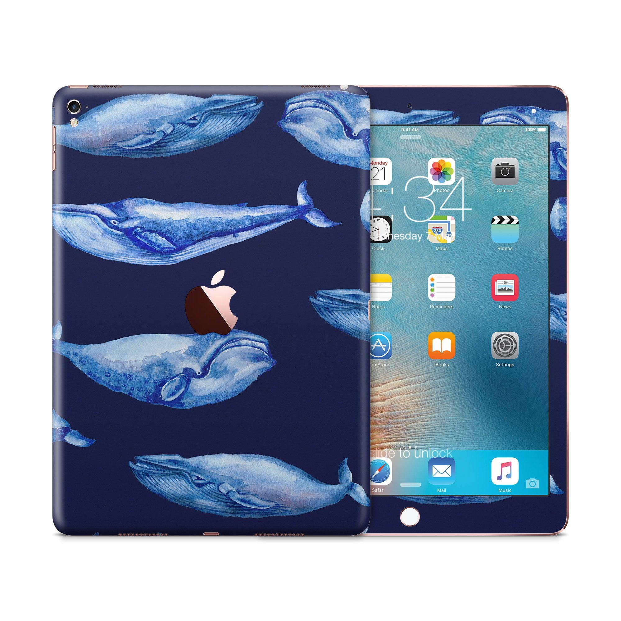 WHALE Ipad tablet vinyl skin