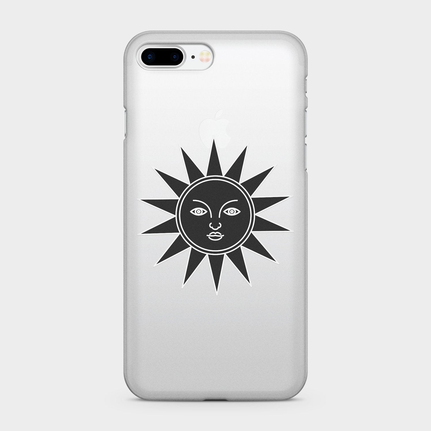 DARK SUN clear iPhone case (D9)